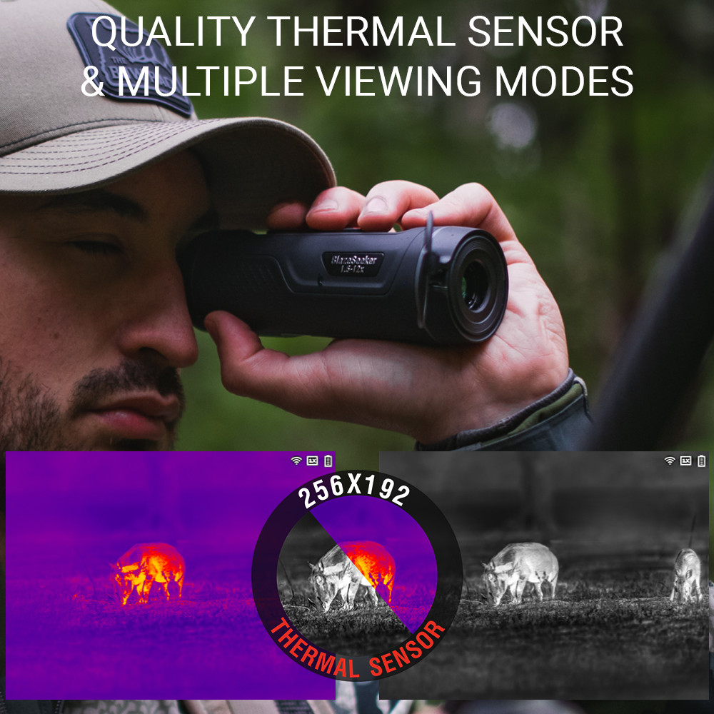 ATN BlazeSeeker-207 Thermal Imaging Monocular 256×192 1-8.8x 12 Micron