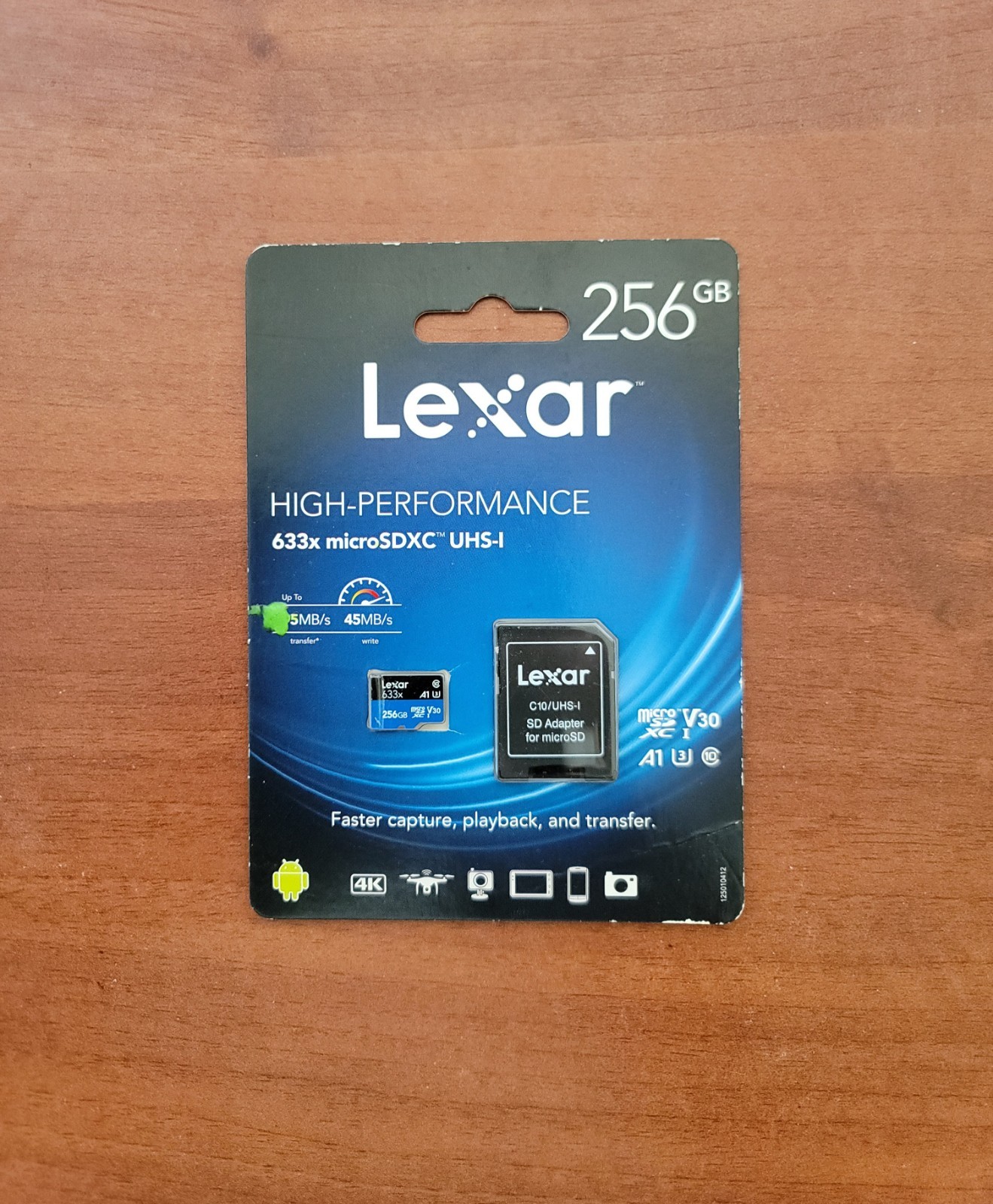 Lexar® High-Performance 633x microSDXC™ UHS-1 Memory Card 256GB
