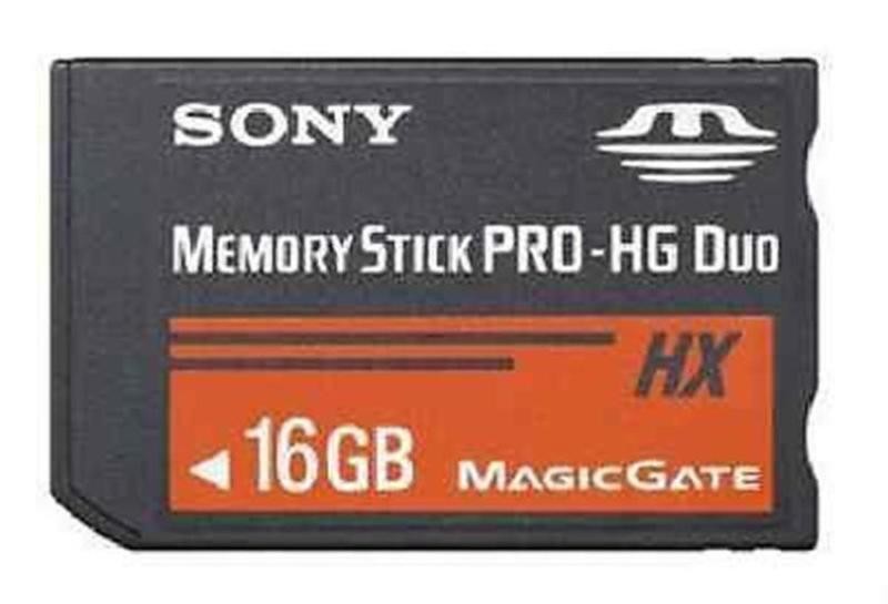 16GB Memory Stick MS PRO-HG Duo HX MagicGate MS Card / For SONY PSP Camera
