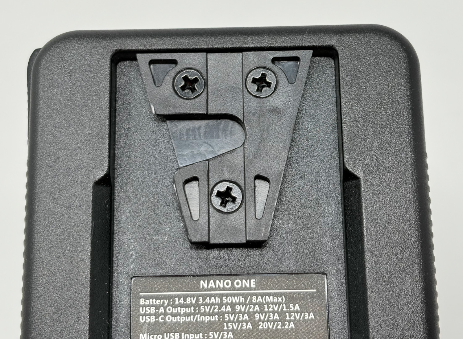 FXLION NANO ONE V-Mount V-Lock Li-ion Camera Battery 50Wh 14.8V 3.4Ah D-Tap USB