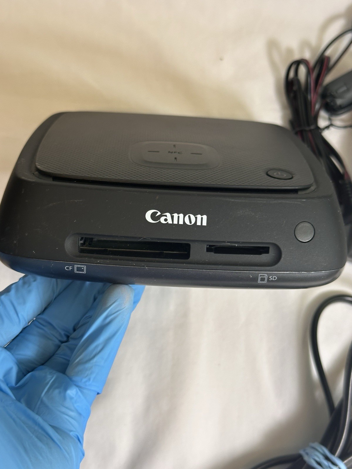 Canon Connect Station CS100 Media Storage Hub NFC Wi-Fi SD CF w/ Power Adapter
