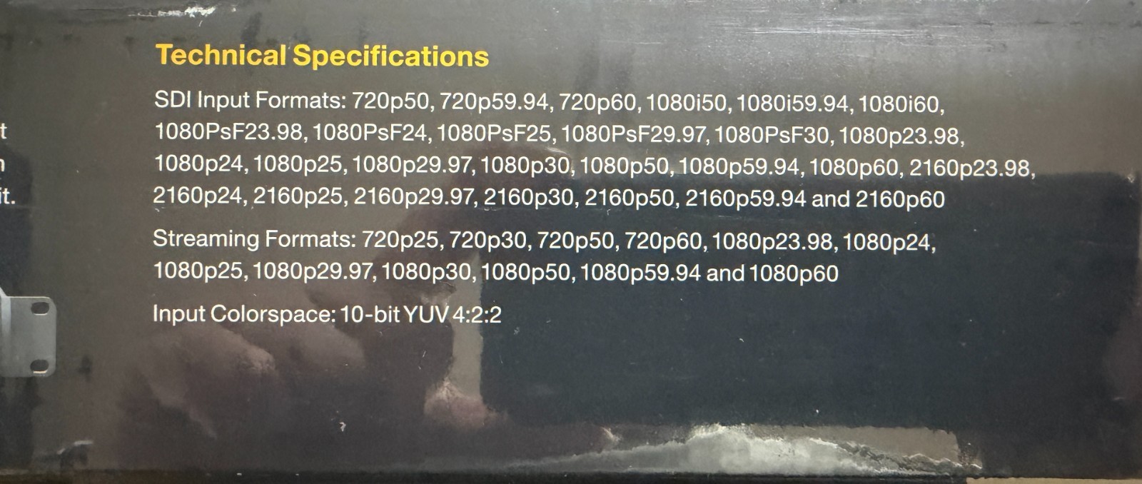 Blackmagic Design Web Presenter HD BDLKWEBPTRPRO Encoder (Factory Sealed)