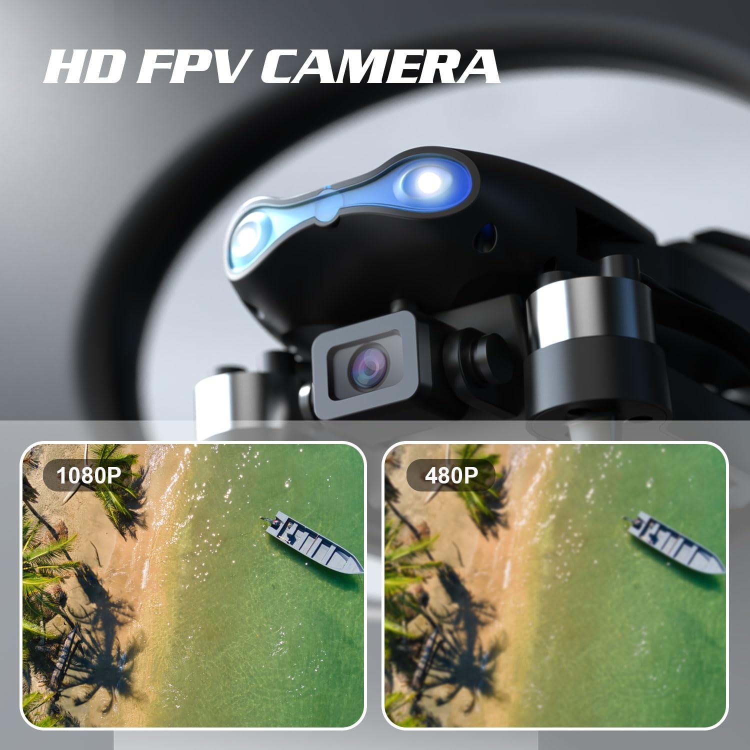 Mini Drone Quadcopter 2026 5G 4K GPS HD Dual Camera WiFi FPV Foldable RC