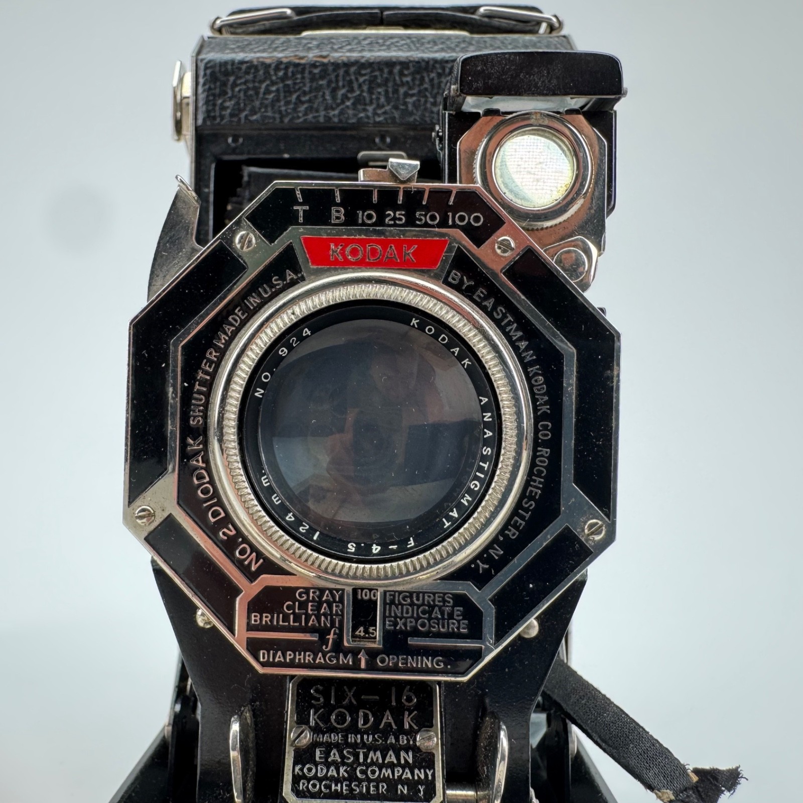 Vintage Kodak Six-16 Camera Anastigmat f4.5 No. 2 Diodak Shutter Bellows Repair