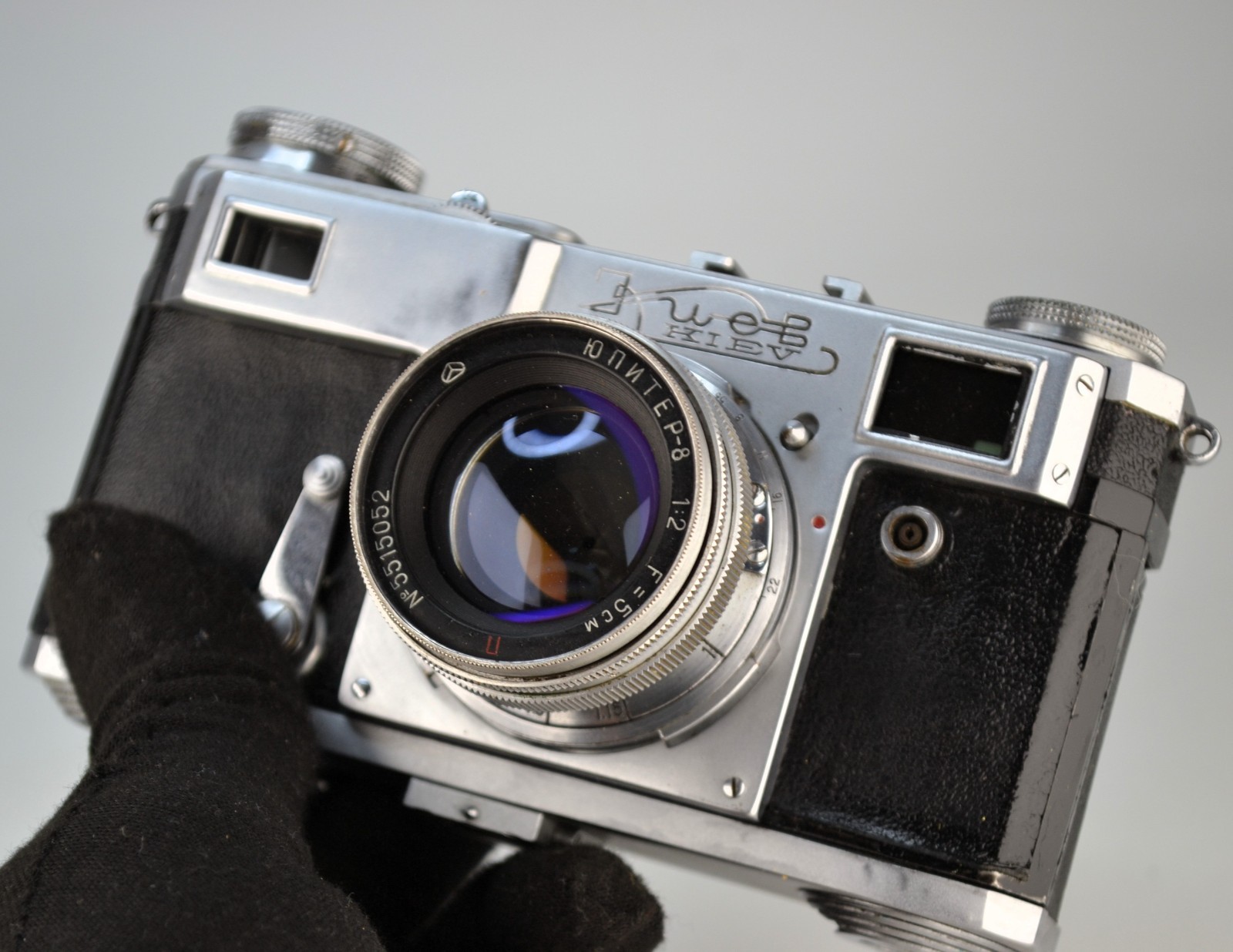 FULLY SERVICED! 1955 SOVIET USSR “KIEV-2A” RF CAMERA + JUPITER-8 lens, BOXED SET