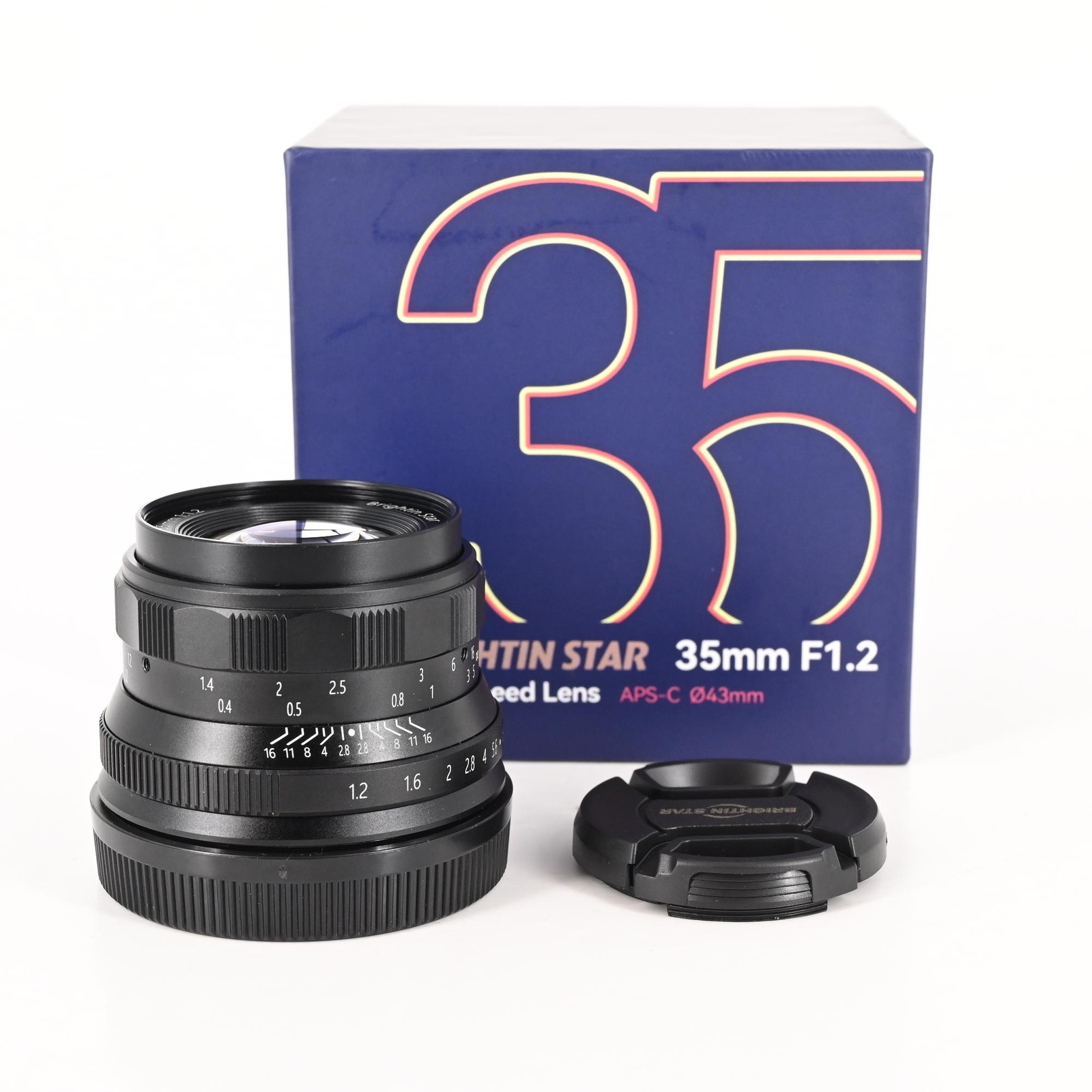 Brightin Star 35mm f1.2 Manual Focus Lens Canon M Mount #652