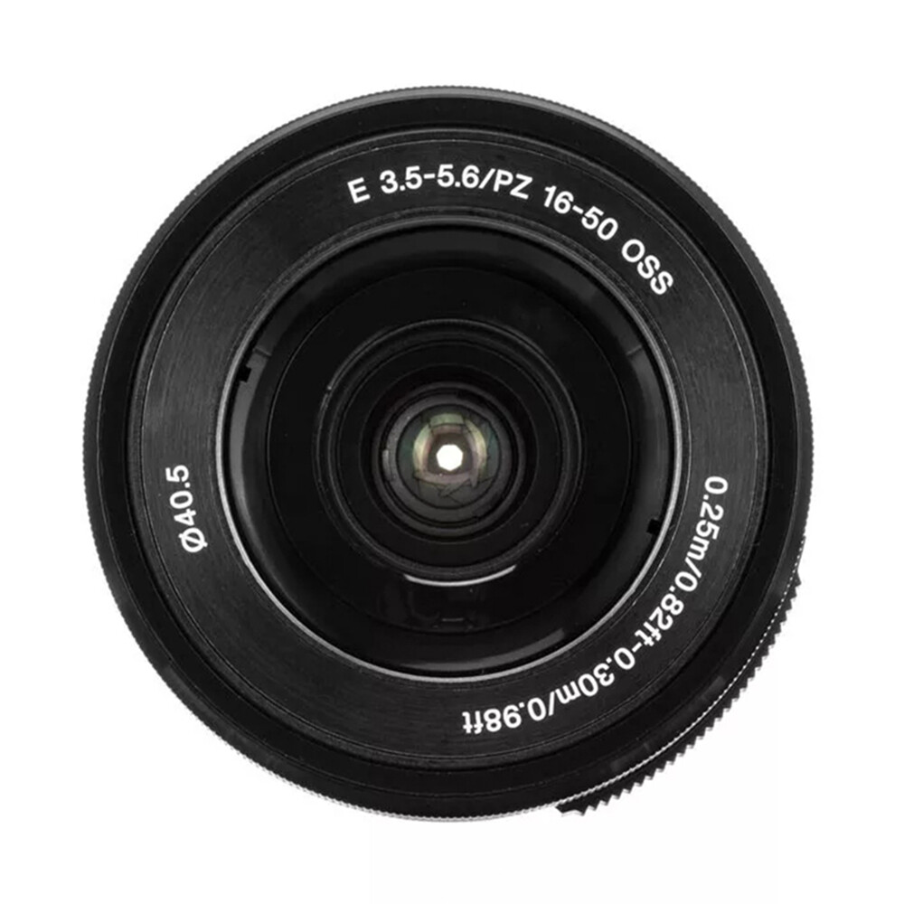 Sony E PZ SELP1650 16-50mm f/3.5-5.6 OSS Lens for Sony E-Mount Cameras – Black