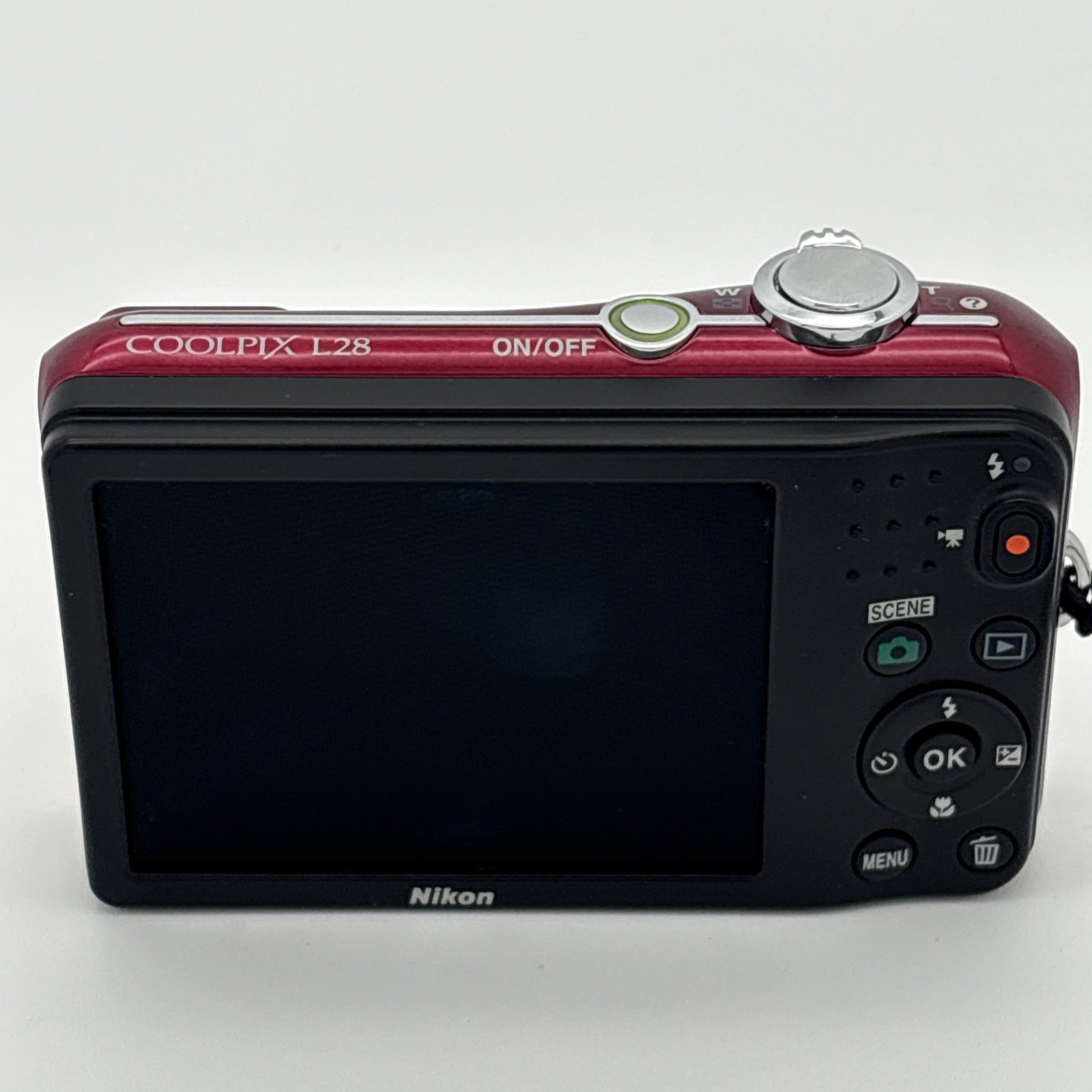 Nikon COOLPIX L28 20.1MP Digital Camera (Red) w/ Memory Card & Accessories