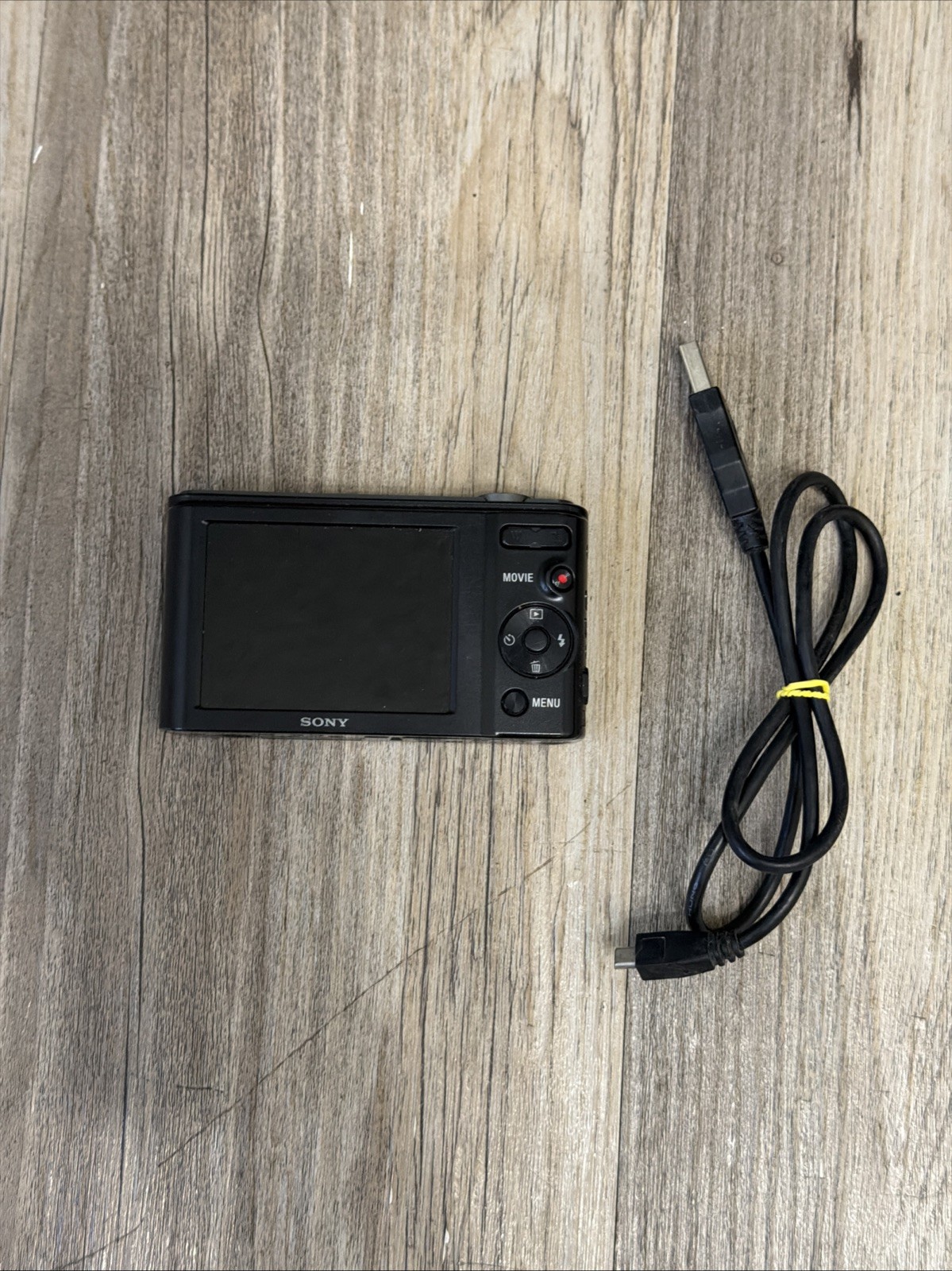 Sony Cyber-shot DSC-W800 20.1 MP 5x Optical Zoom Digital Camera Black Tested