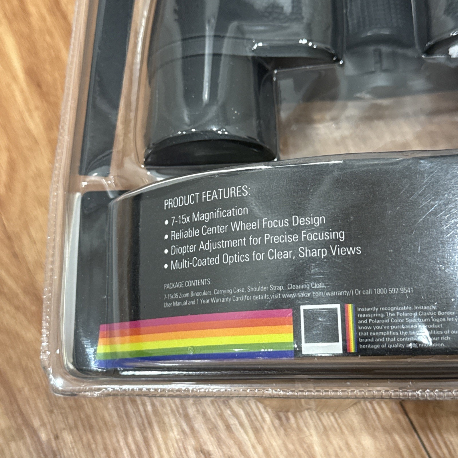 Polaroid Zoom Binoculars 7-15×35 waterproof sports sandproof shockproof NEW