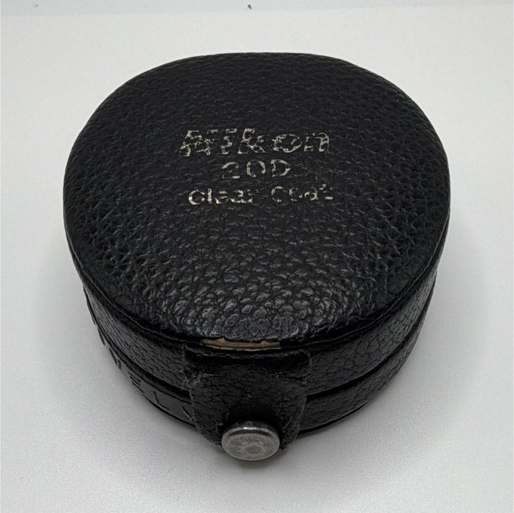 Nikon 20D Close-Up Filter 24mm Threaded Circular Clear Lens w/ Case