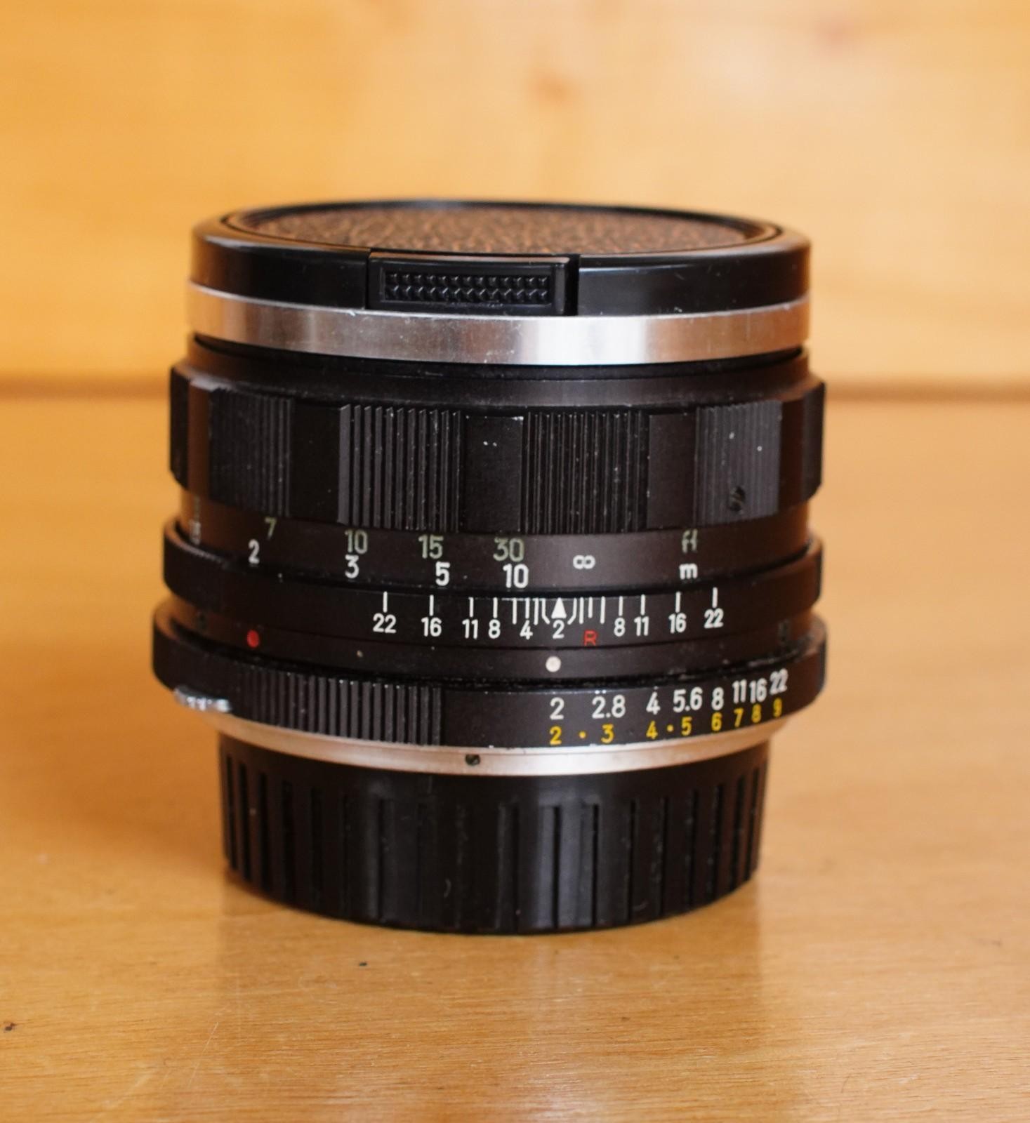 Genuine Minolta Auto Rokkor PF 55mm F2.0 Prime Lens Good Condition KE