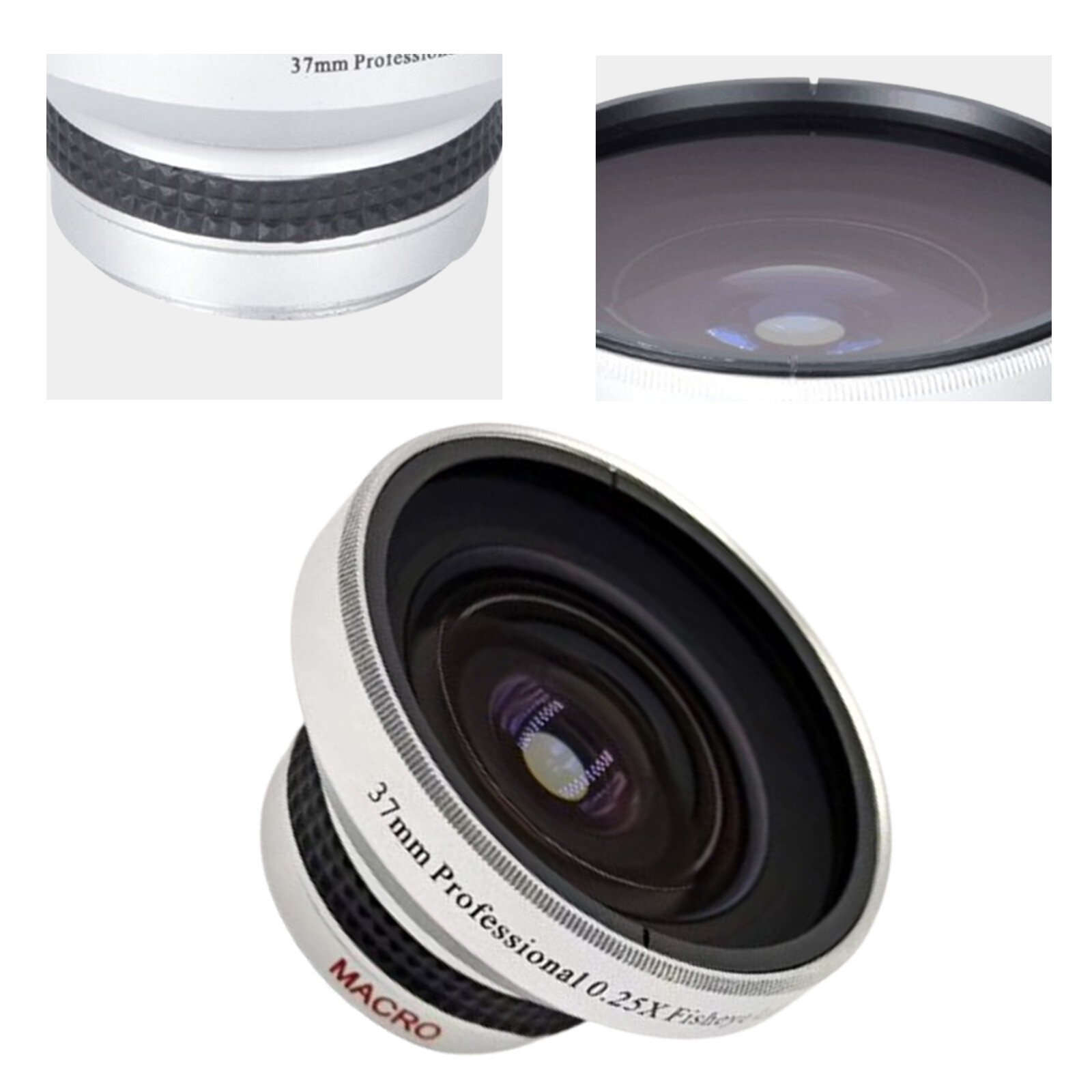 Strong Applicability 37mm 0.25X Super Fisheye Additional Glass Lens Optical lens