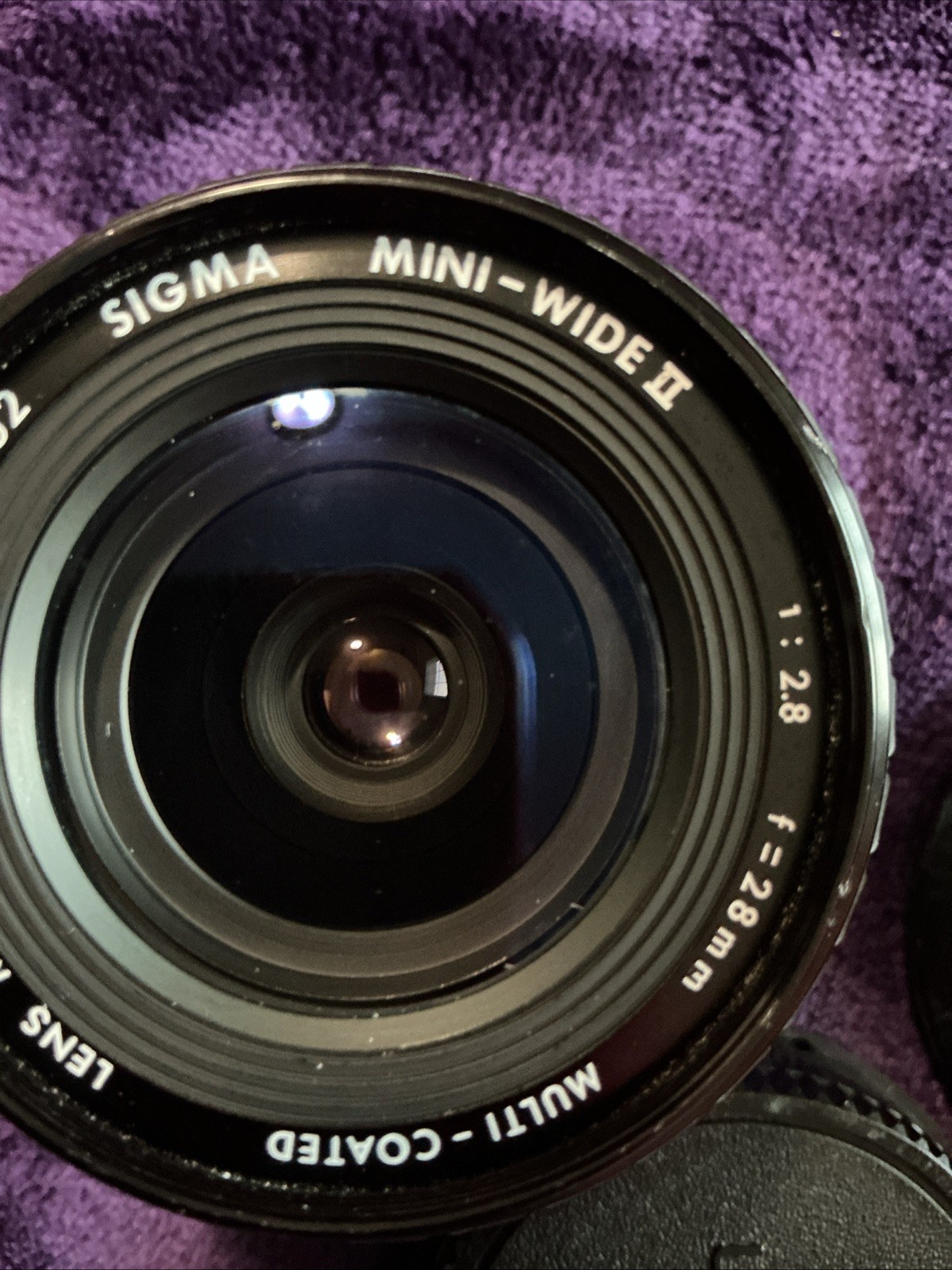 Sigma Mini-Wide II 1:2.8 F=28mm Mc Lens For Canon