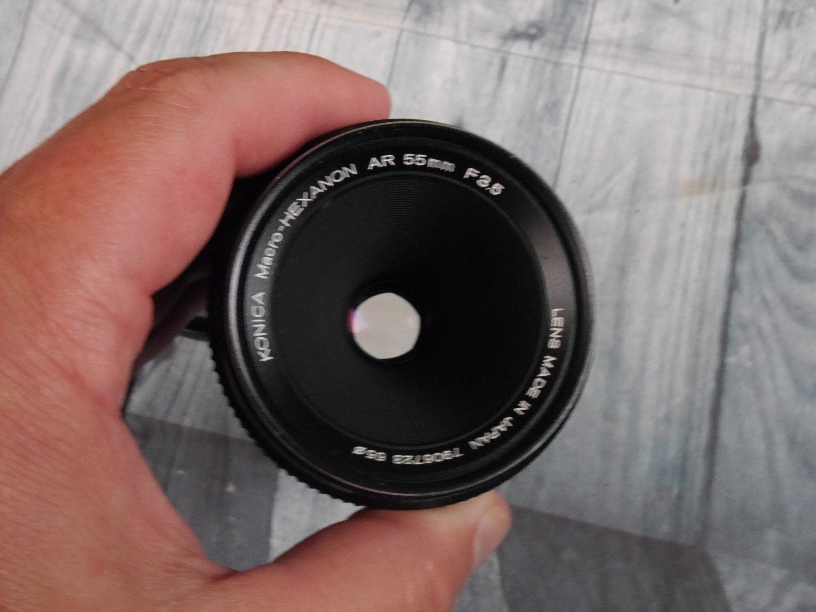 Konica Macro HEXANON AR 55mm f/3.5 prime Lens AR Mount