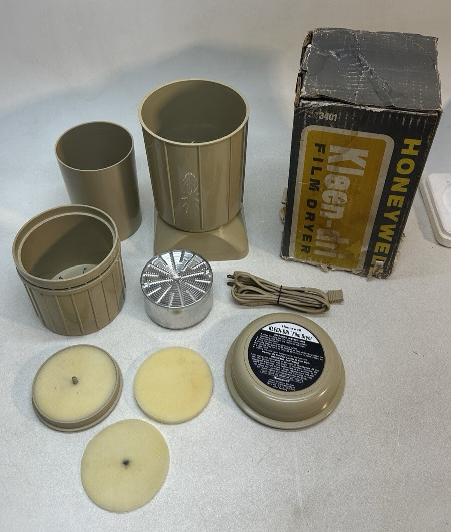KLEEN DRI Film Dryer Honeywell 3401 Model K1 Vintage Tested Works READ