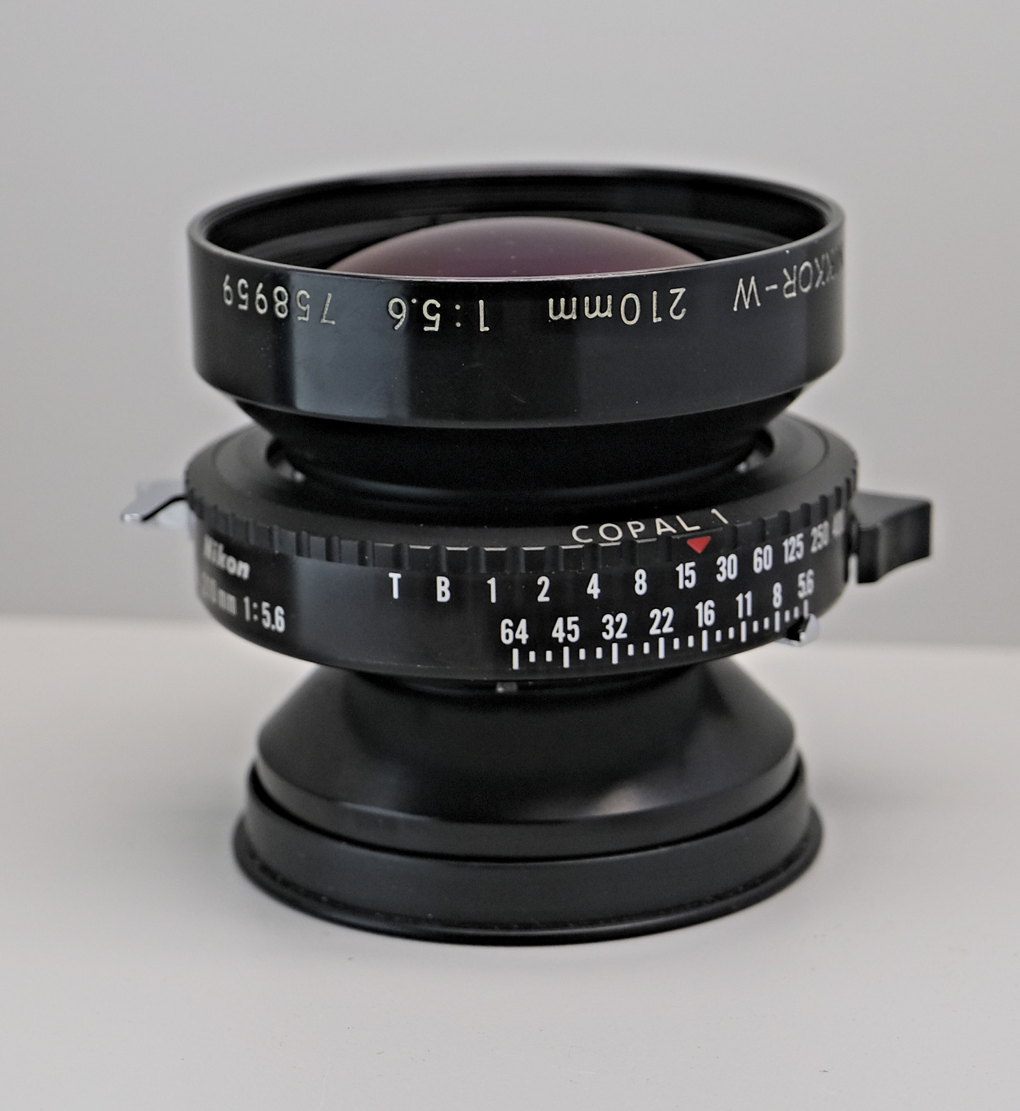 Nikon Nikkor-W 210mm f/5.6 Large Format Lens Compur Shutter