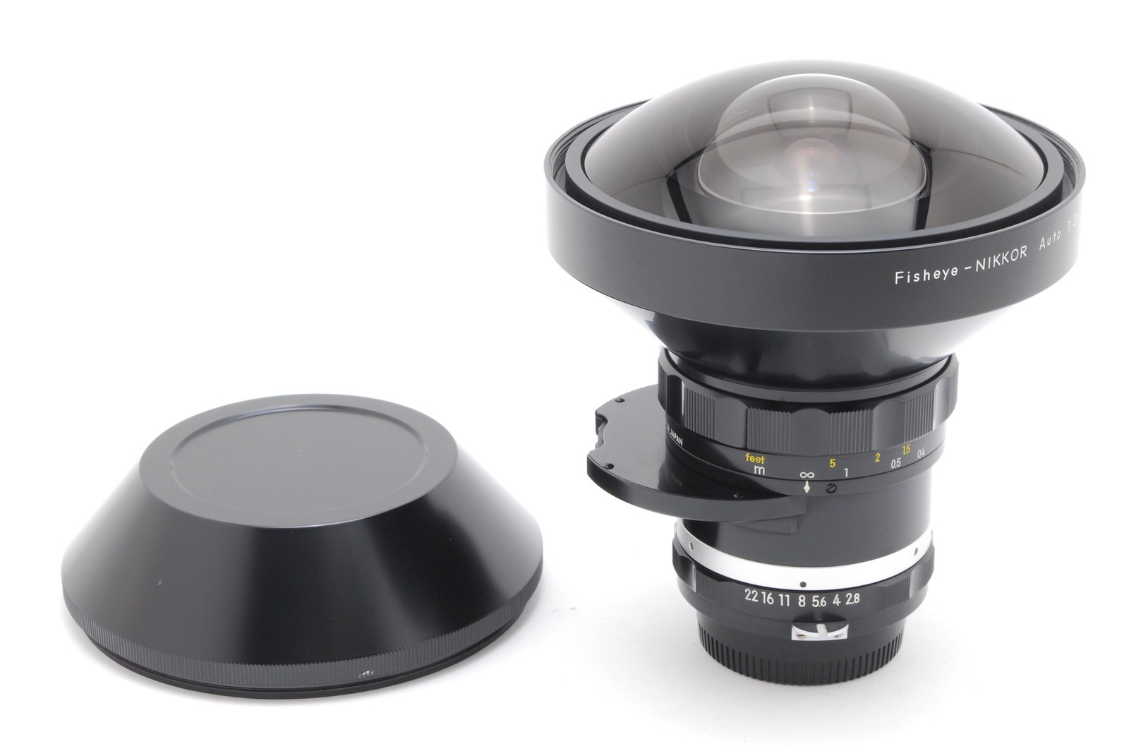 Rare!![Top MINT] Nikon Fisheye-NIKKOR Auto 8mm f/2.8 Non Ai Lens From JAPAN