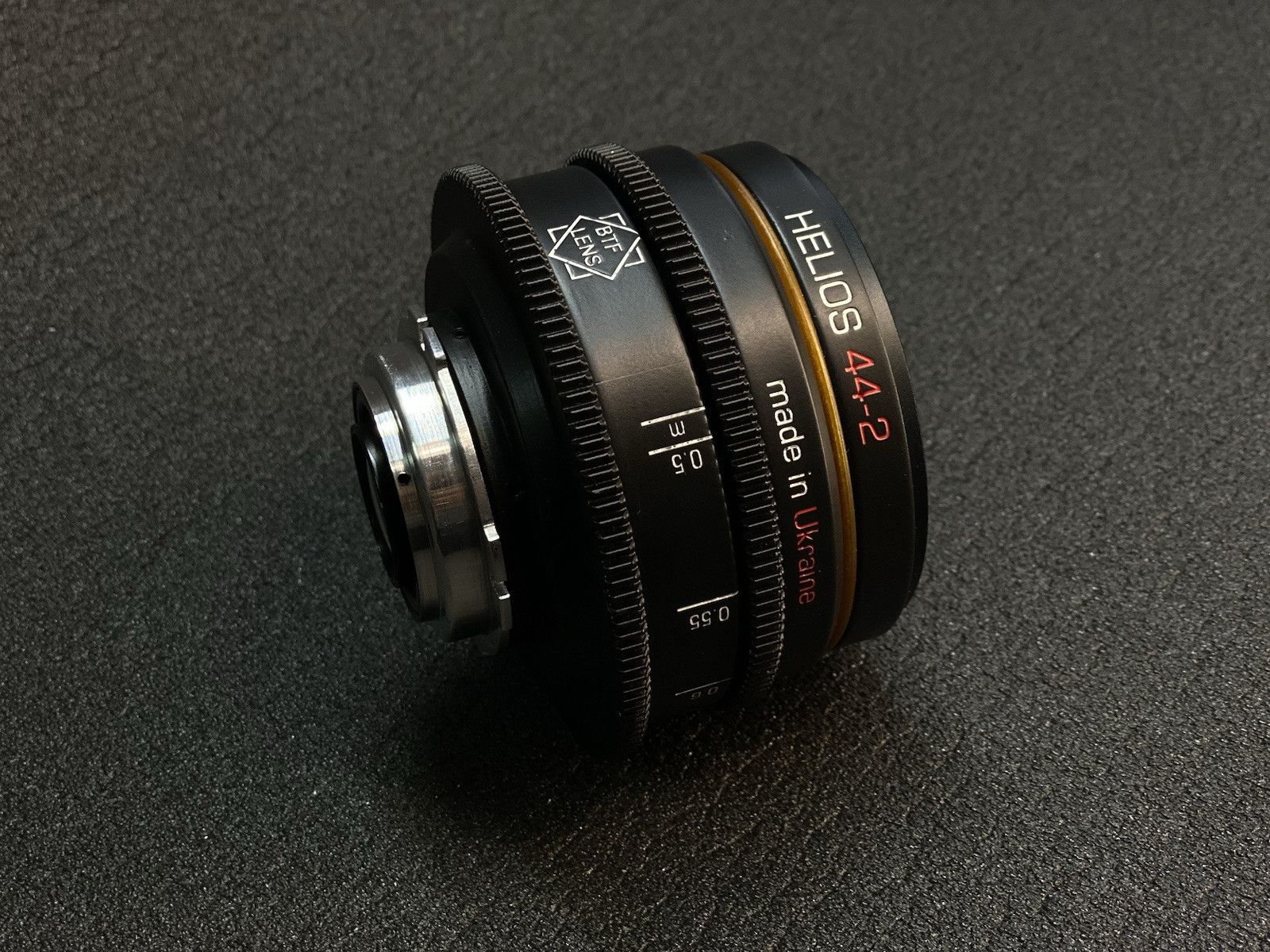 Helios 44-2 58mm T2.1 Cine Soviet Lens ARRI PL Mount Rehoused by BTF Lenses 44-2