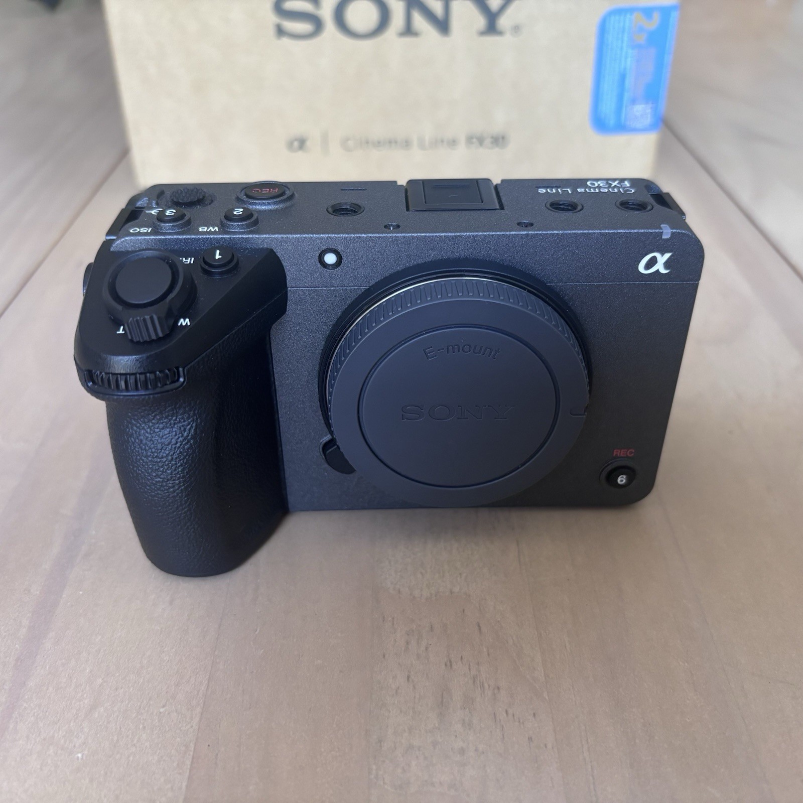 Sony FX30 Cinema Camera Body w/ XLR-H1 Audio Handle – Very Low Use – Nearly New!