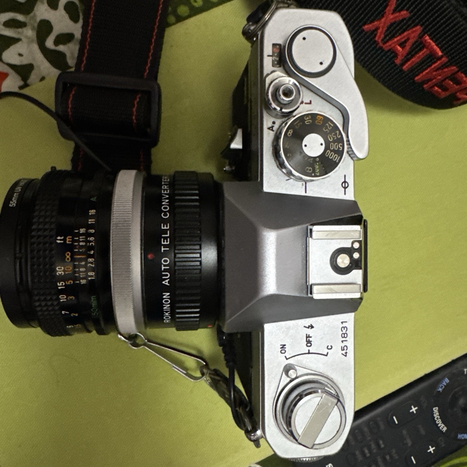 Canon FTb QL 35mm SLR Film Camera with 50mm f/1.8 FD Lens- Tested & Working!