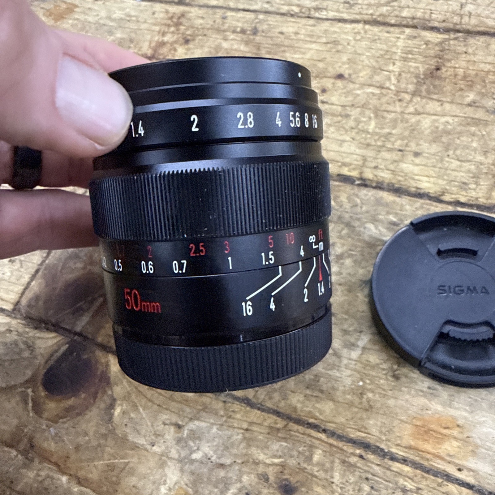 Sigma E Mount 50mm Lens Brightin Star 1:1.4 52mm 605499 Mint
