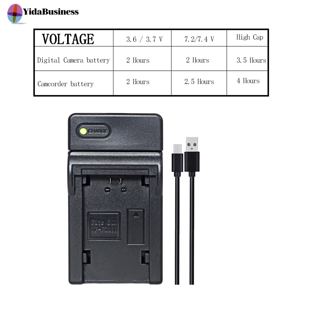 NP-FZ100 (Li-ion 2280mAh/7.2V) Battery +Charger for Sony A7R3, A7R III, FX3 FX30