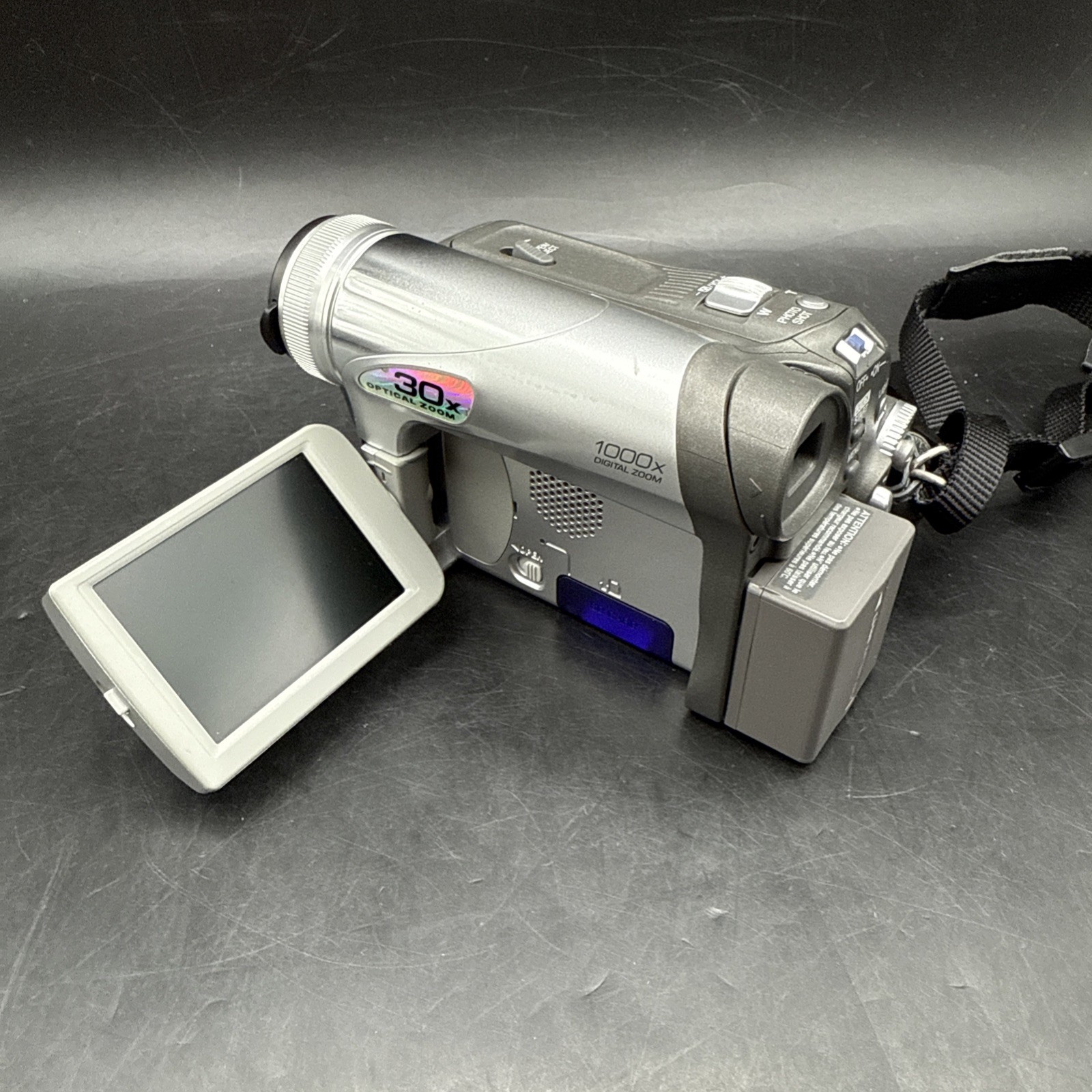 Panasonic PV-GS35 MiniDV Handheld Camcorder Digital Camera Gray With Battery