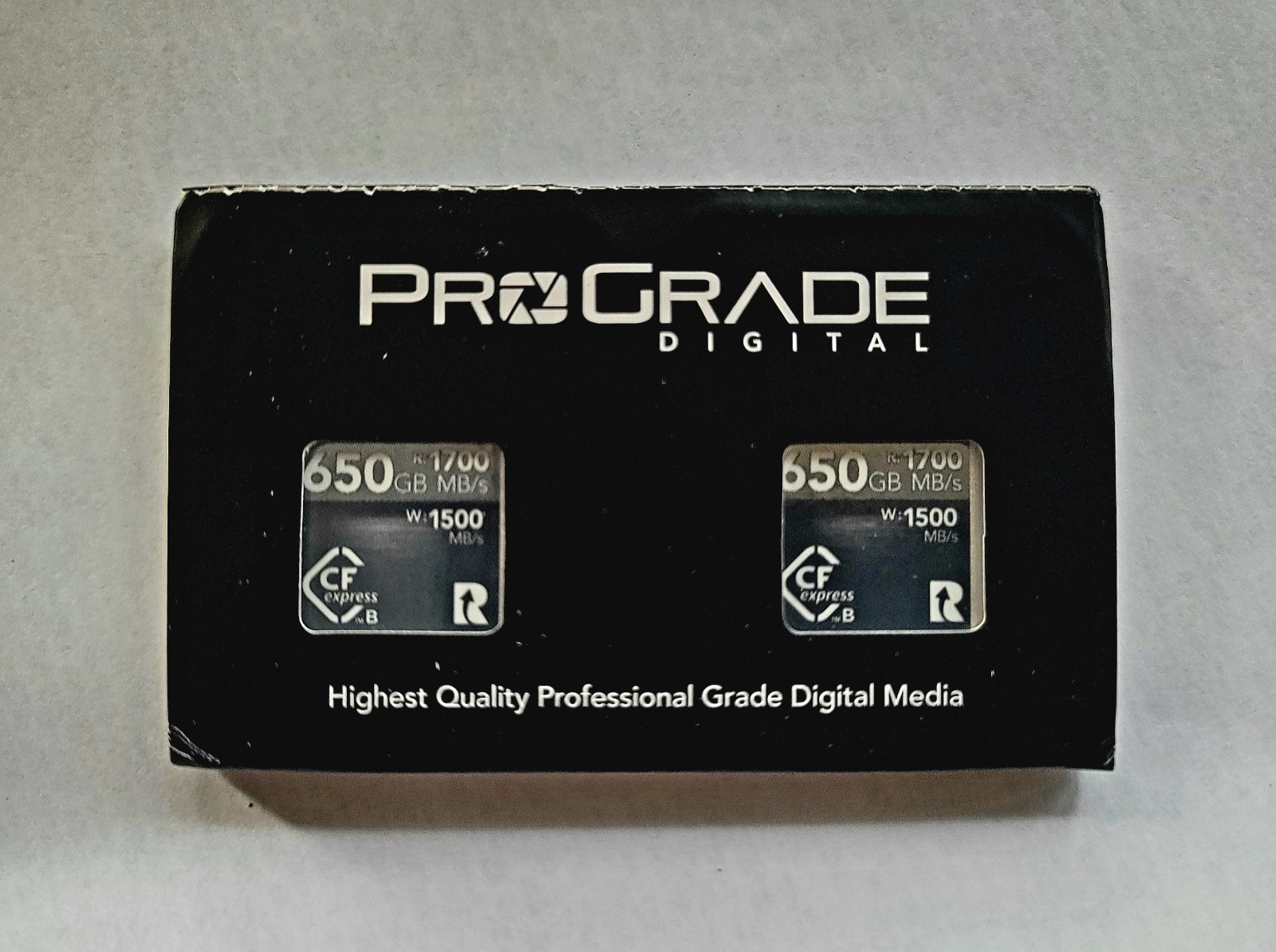 ProGrade Digital 650GB CFexpress 2.0 Type B Cobalt 2-Pack – NEW Factory Sealed