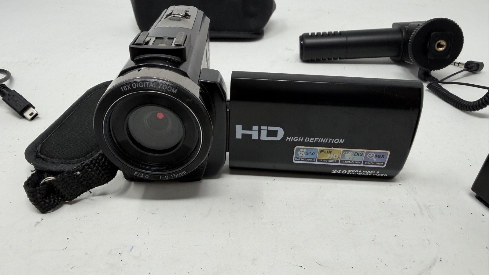 Camcorder Video Camera HD 1920x1080P 24.0MP 3.0″ LCD HDV-201LM TESTED WORKS