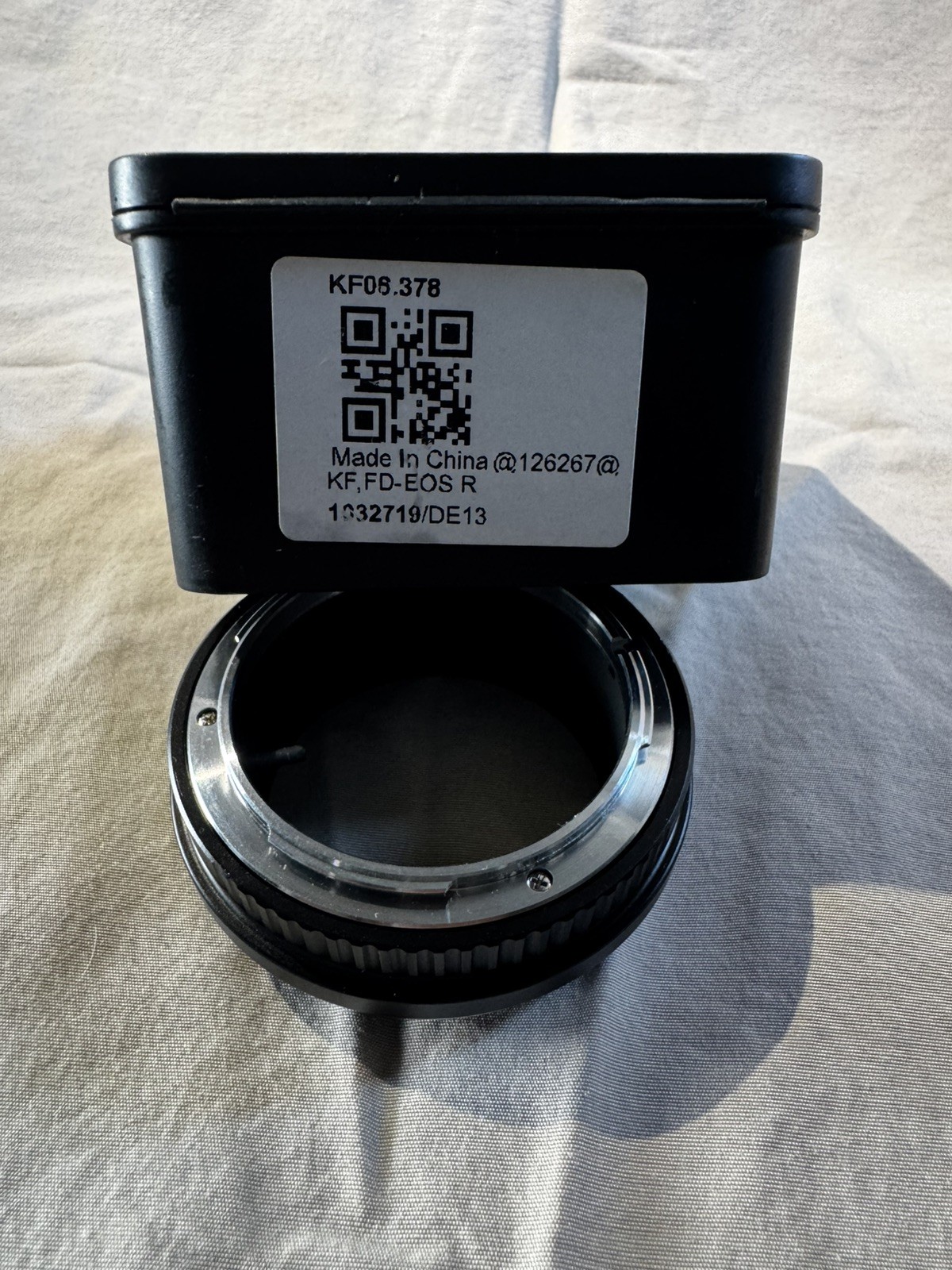 K&F Concept Canon FD Lens to Canon RF EOS R Mount Adapter KF06.378 w/ Case
