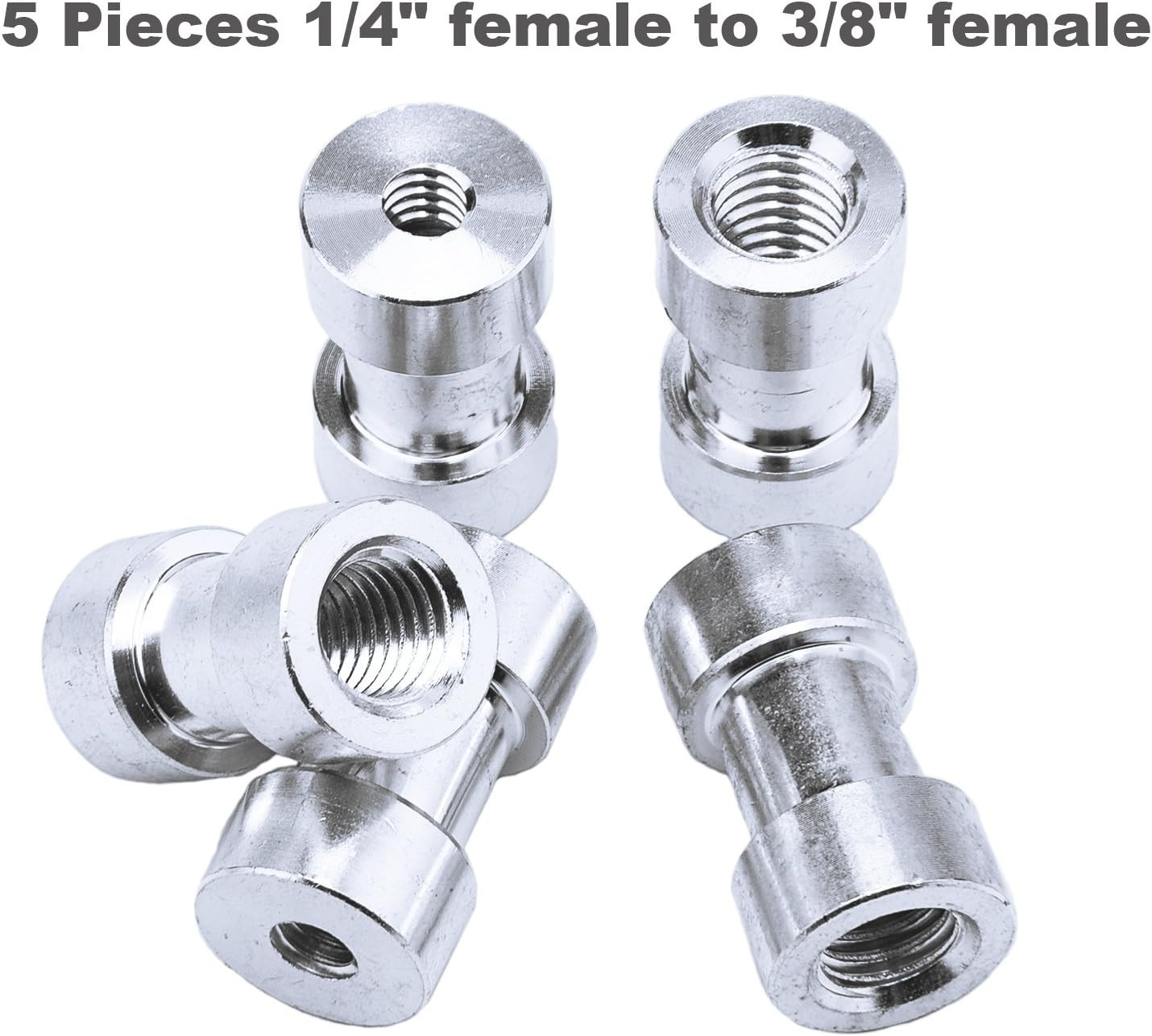 1/4 Inch and 3/8 Inch Converter Threaded Screws Adapter Mount Set