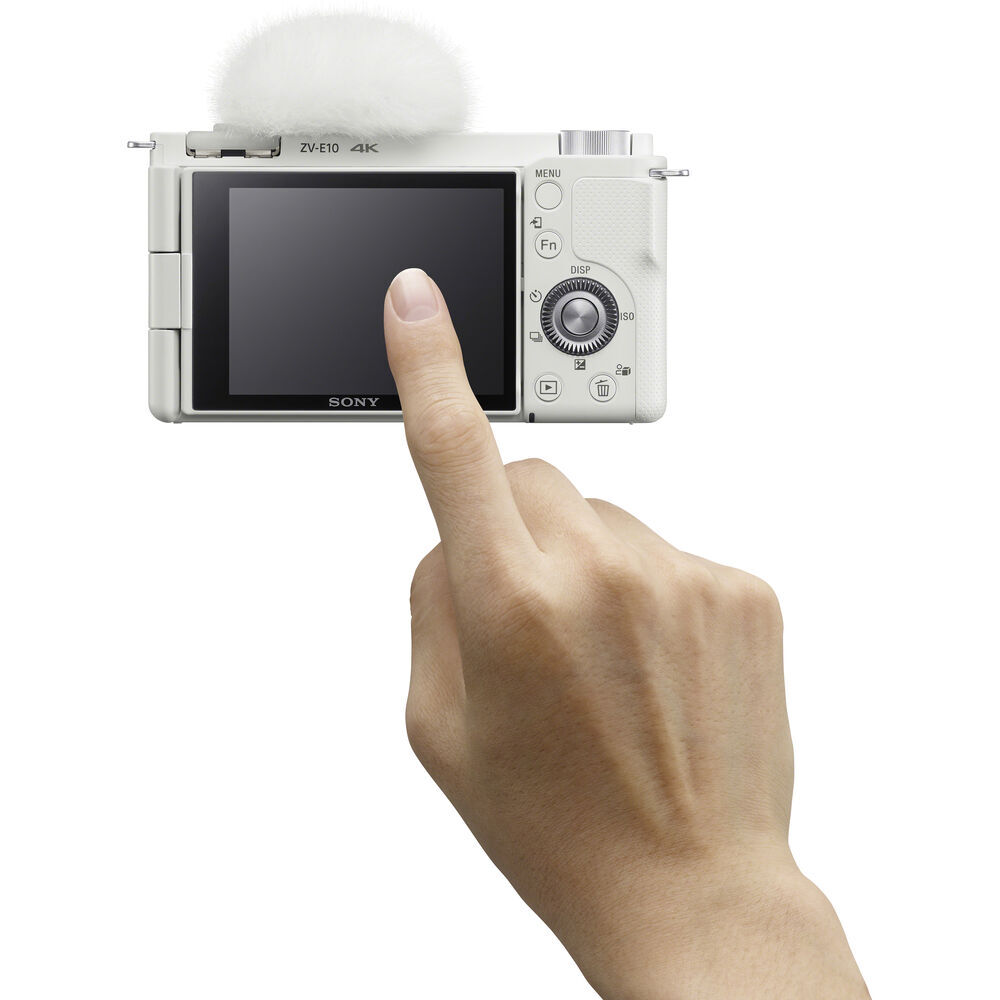 Sony ZV-E10 Vlogging with 16-50mm White – 1 Year Warranty – Next Day Delivery