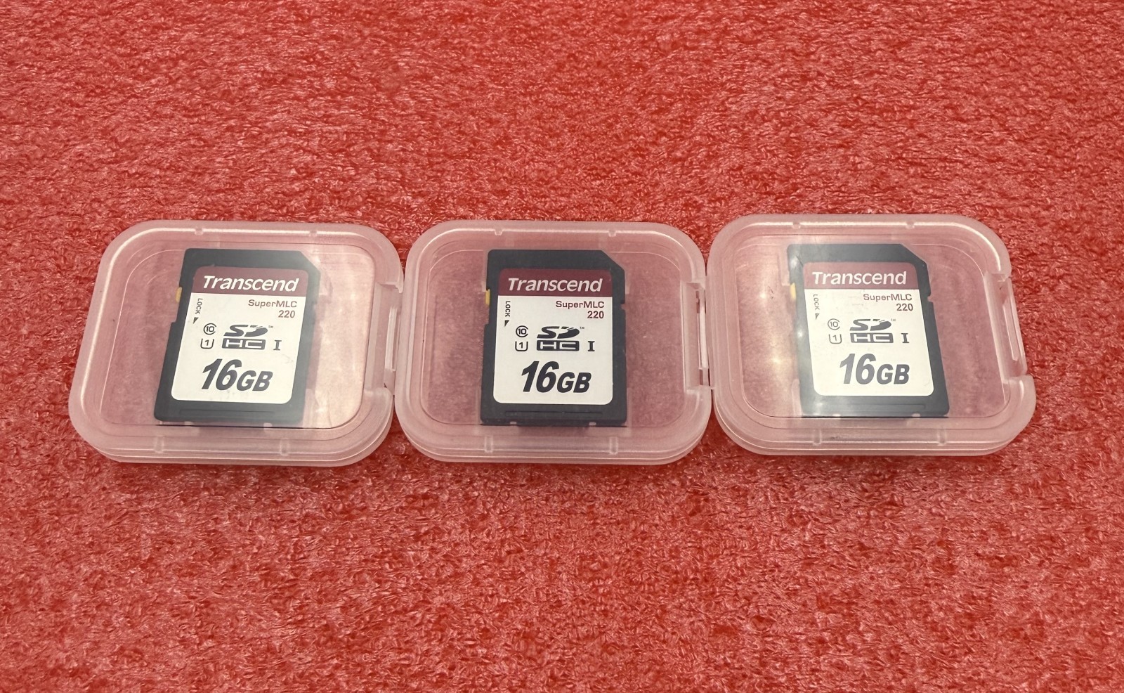 3 X Transcend 16GB SDHC Class 10 Memory Card for Nikon Canon Fuji Sony Cameras