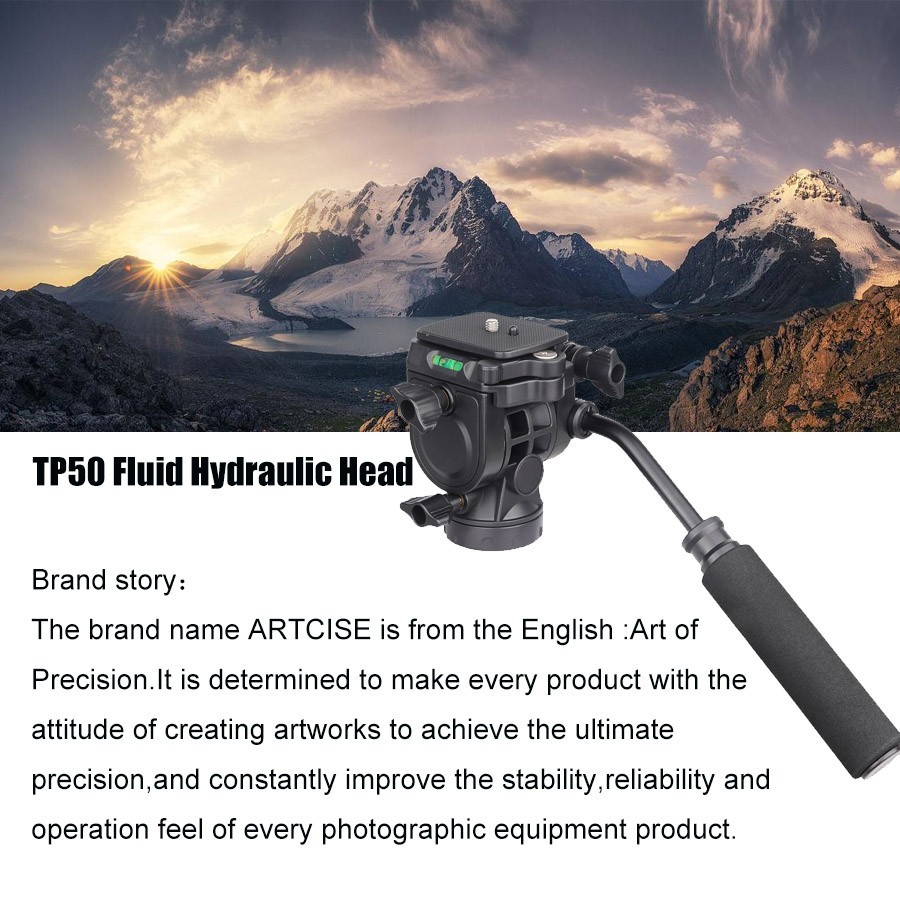 Tripod Fluid Hydraulic Head Panoramic Photography Tripod Head for Camera Tripod