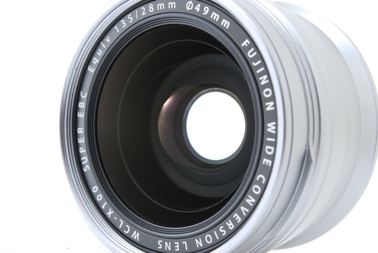 [Top Mint] Fujifilm WCL-X100 Tele Conversion Lens Silver X100 w/Box Case Japan