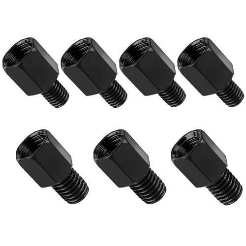 Motorcycle Mirror Mount Adapter 10mm to 10mm/8mm 10mm to 8mm/10mm Black