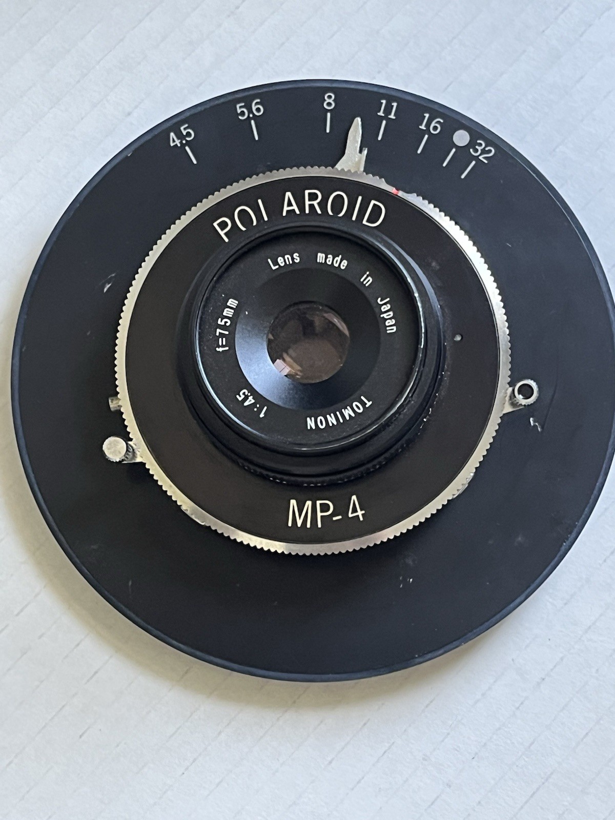 Polaroid MP-4 & TOMINON 1:4.5mm f=75mm Camera Lens Bundle Free Shipping USA