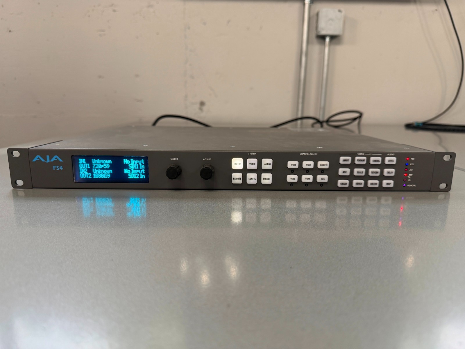 AJA FS4 4-Channel 12G-SDI/UHD 4K Frame Synchronizer/Converter