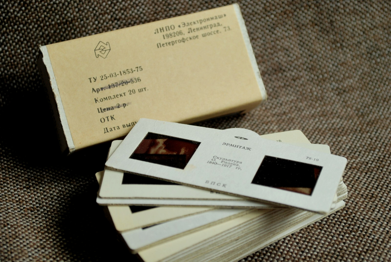History set of Stereo slides USSR Leningrad Hermitage for Stereoskope-3