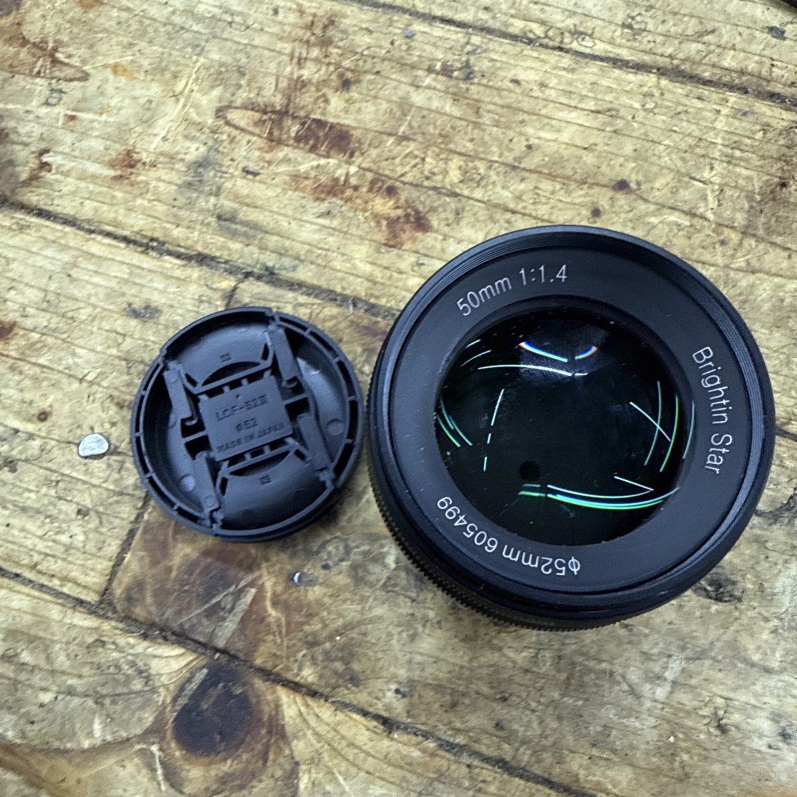 Sigma E Mount 50mm Lens Brightin Star 1:1.4 52mm 605499 Mint