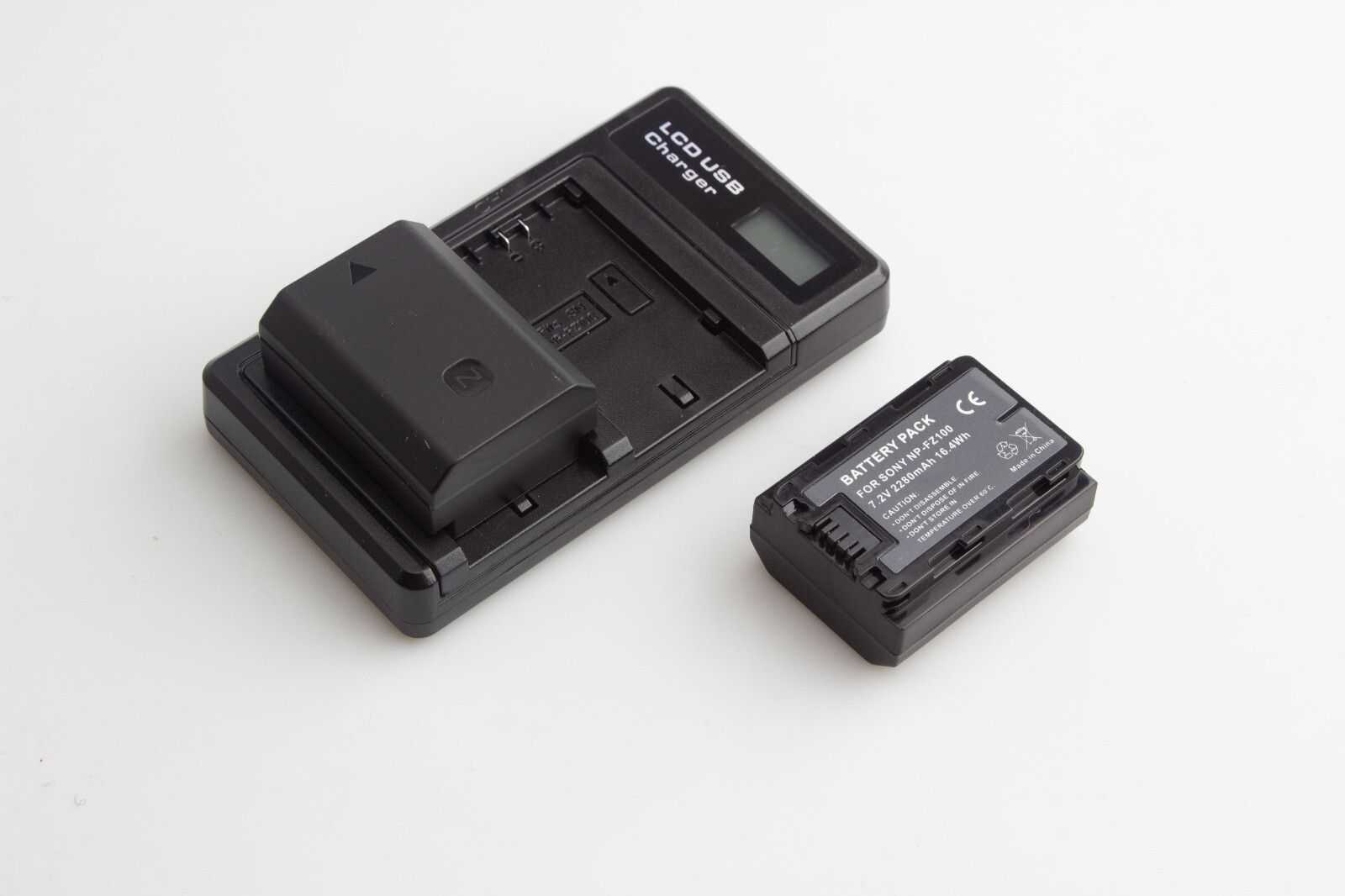 NP-FZ100 Battery Charger Set For Sony Alpha A9 A7III A7RIII A7RIV A6600 Cameras