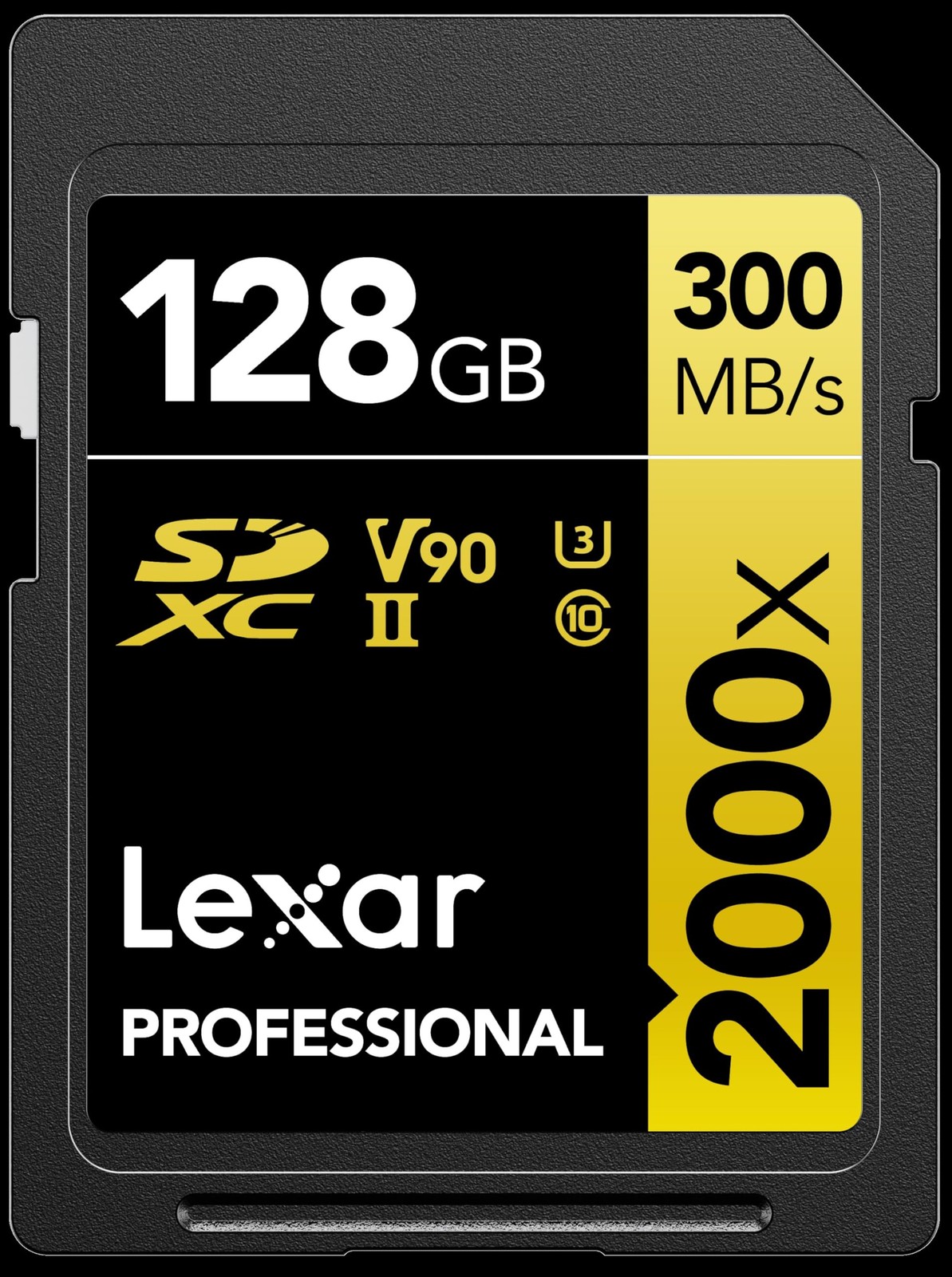 128GB Professional 2000x SD Card, UHS-II, C10, U3, V90, Full HD, 8K, Up To 30…
