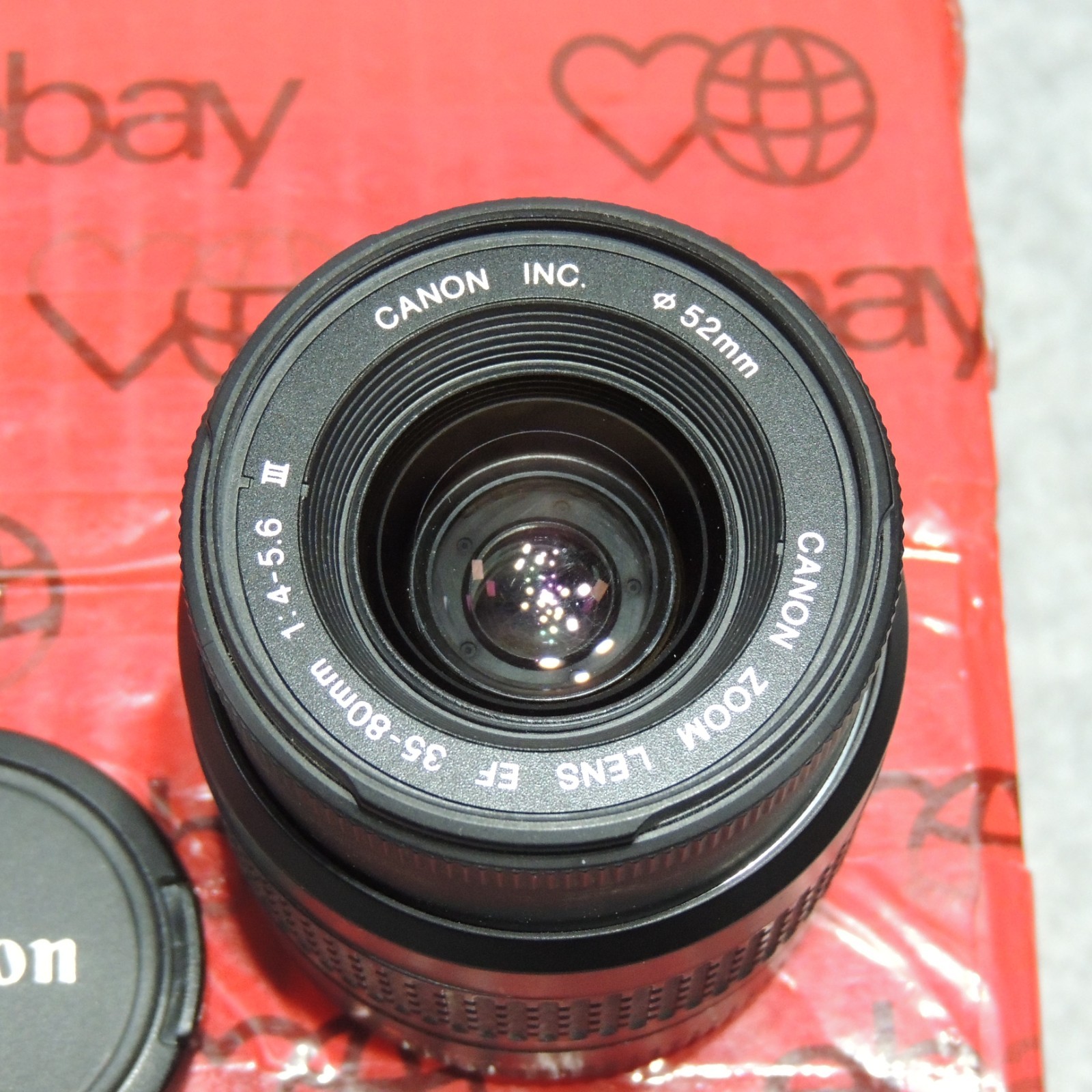 Canon Zoom Lens EF 35-80mm f/4-5.6 III Lens 52mm | Made in Taiwan