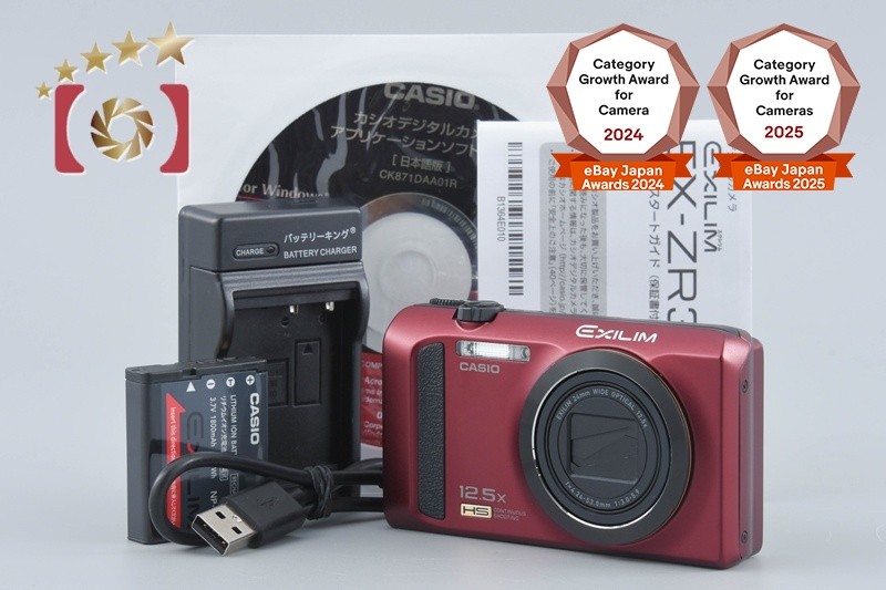 Casio HIGH SPEED EXILIM EX-ZR300 Red 16.1 MP Digital Camera