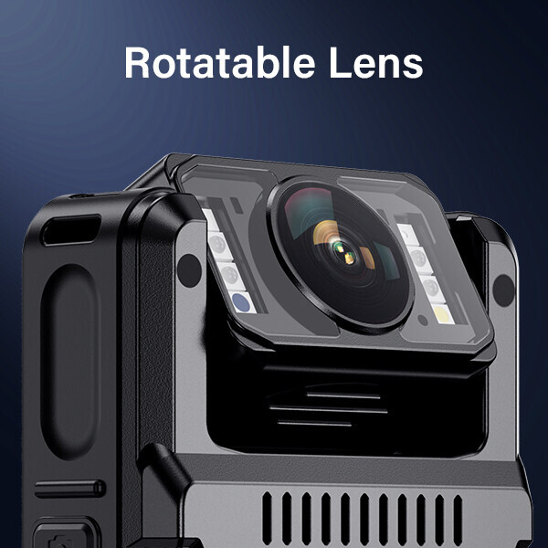BOBLOV M7 128GB GPS Body Camera Police Camcorder with Audio 1440P Body Worn Cam