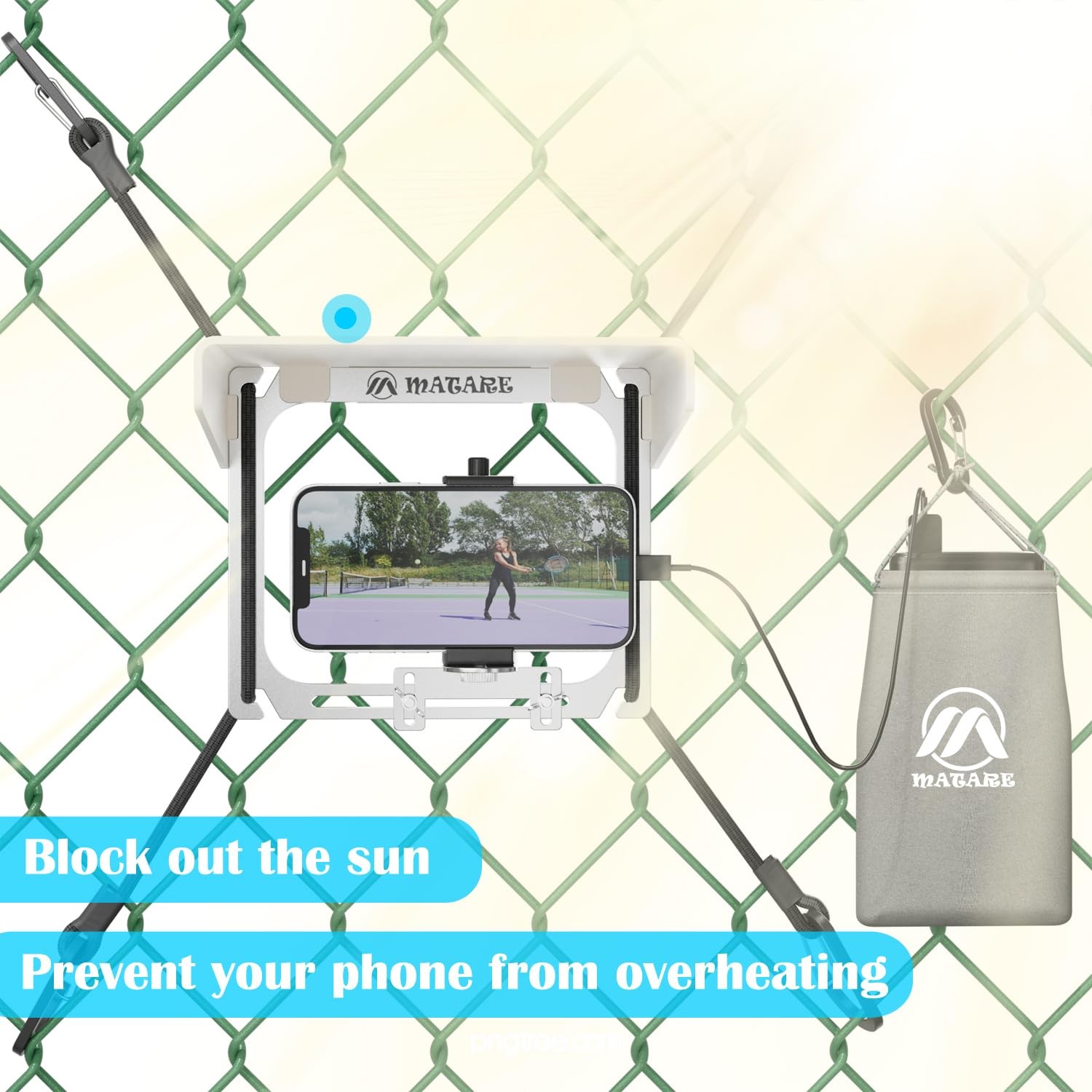 Cell Fence Mount with Shade, Game Recording Mounting Kit Works with Gamechang…