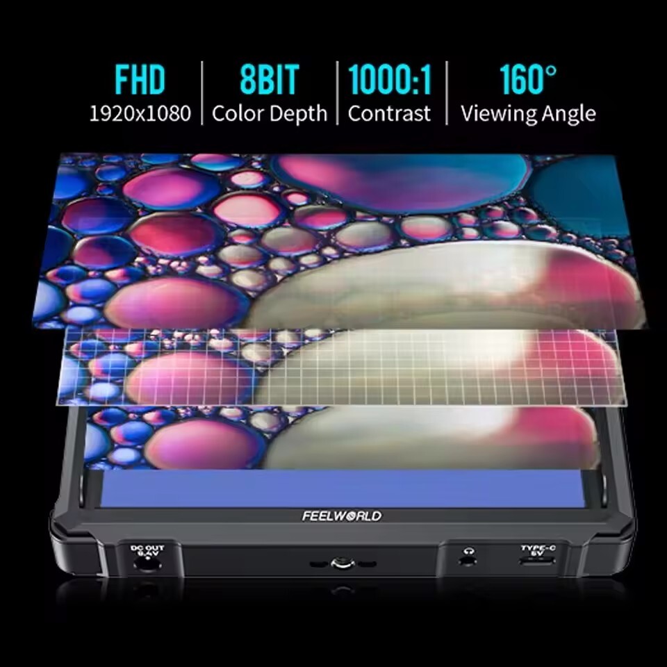 Feelworld FW568 PRO 6 inch Camera DSLR Video Monitor 4K HDMI Full HD 1920×1080