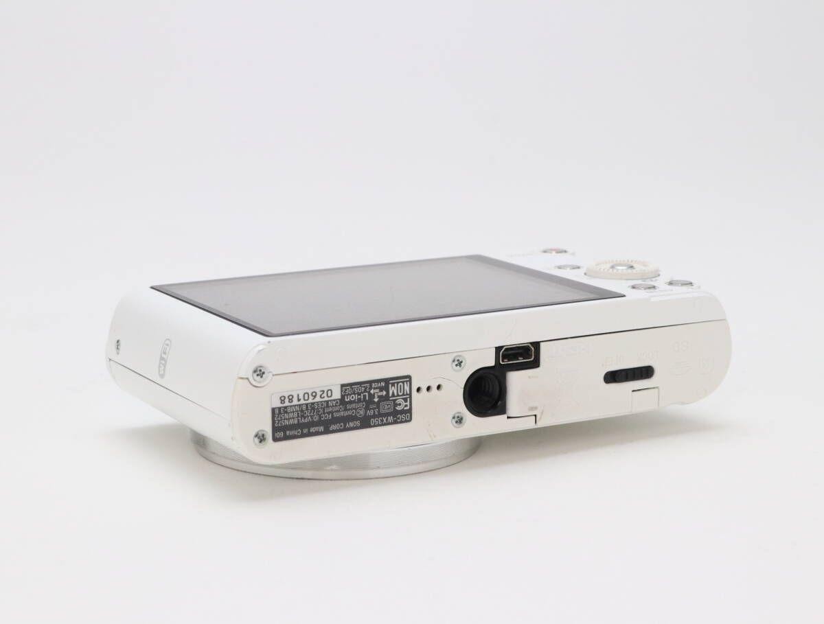 Sony Cyber Shot DSC-WX350 White Digital Camera 18.2MP 20x Zoom BIONZ X Japanese