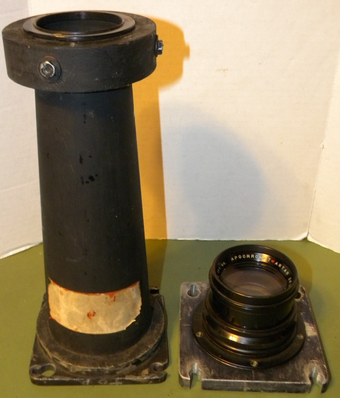 Goerz Red dot Apo Artar 24″ [610mm] F11 Lens for 11X14 #784602 Barely Used Rare
